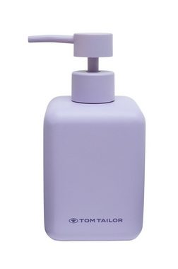 TOM TAILOR HOME Seifenspender Lilac Pumpspender Badaccessoires Badezimmer, (1-tlg., 1x Seifenspender), Hochwertiges Polyresin, Universell einsetzbar, Nachfüllbar