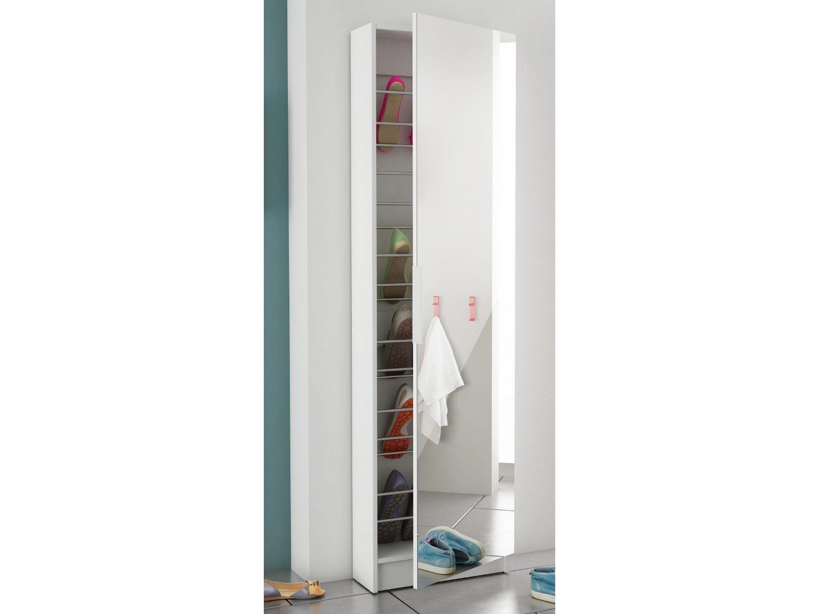 PREISBRECHER Schuhschrank Spiegelschuhschrank "Goswin" 50 x günstig online kaufen