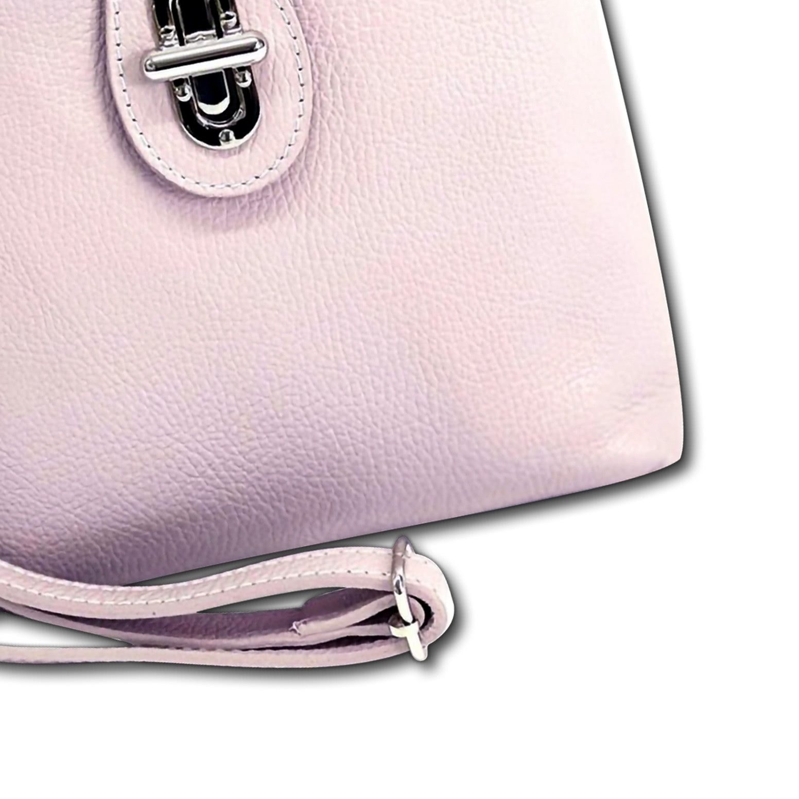 FLORENCE Umhängetasche Florence Umhängetasche Damen Tasche (Umhängetasche), Damen Umhängetasche Leder, lila ca. 22cm x ca. 22cm