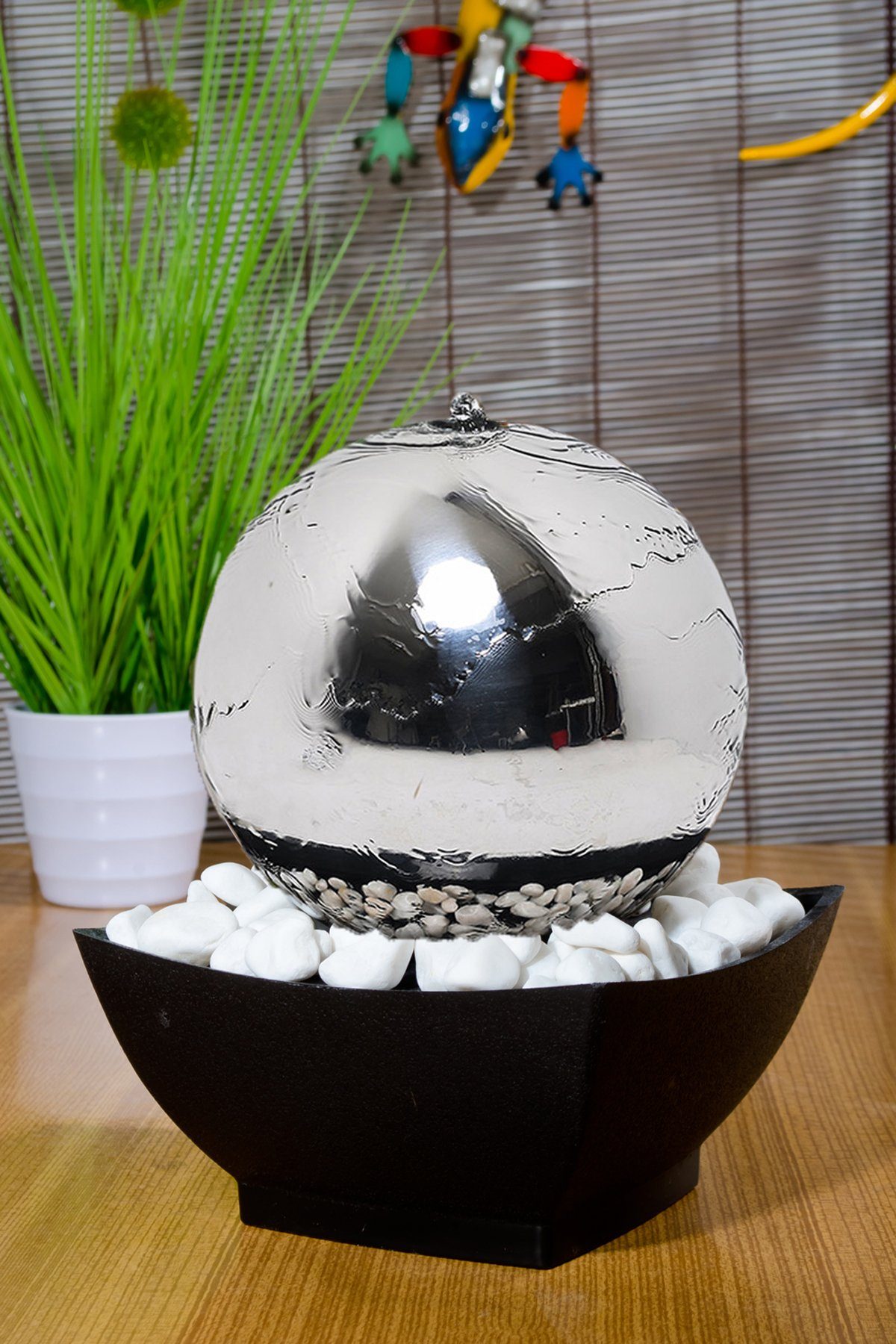 Köhko Zimmerbrunnen Köhko Zimmerbrunnen "Samba" Kugelbrunnen Tischbrunnen 2 günstig online kaufen