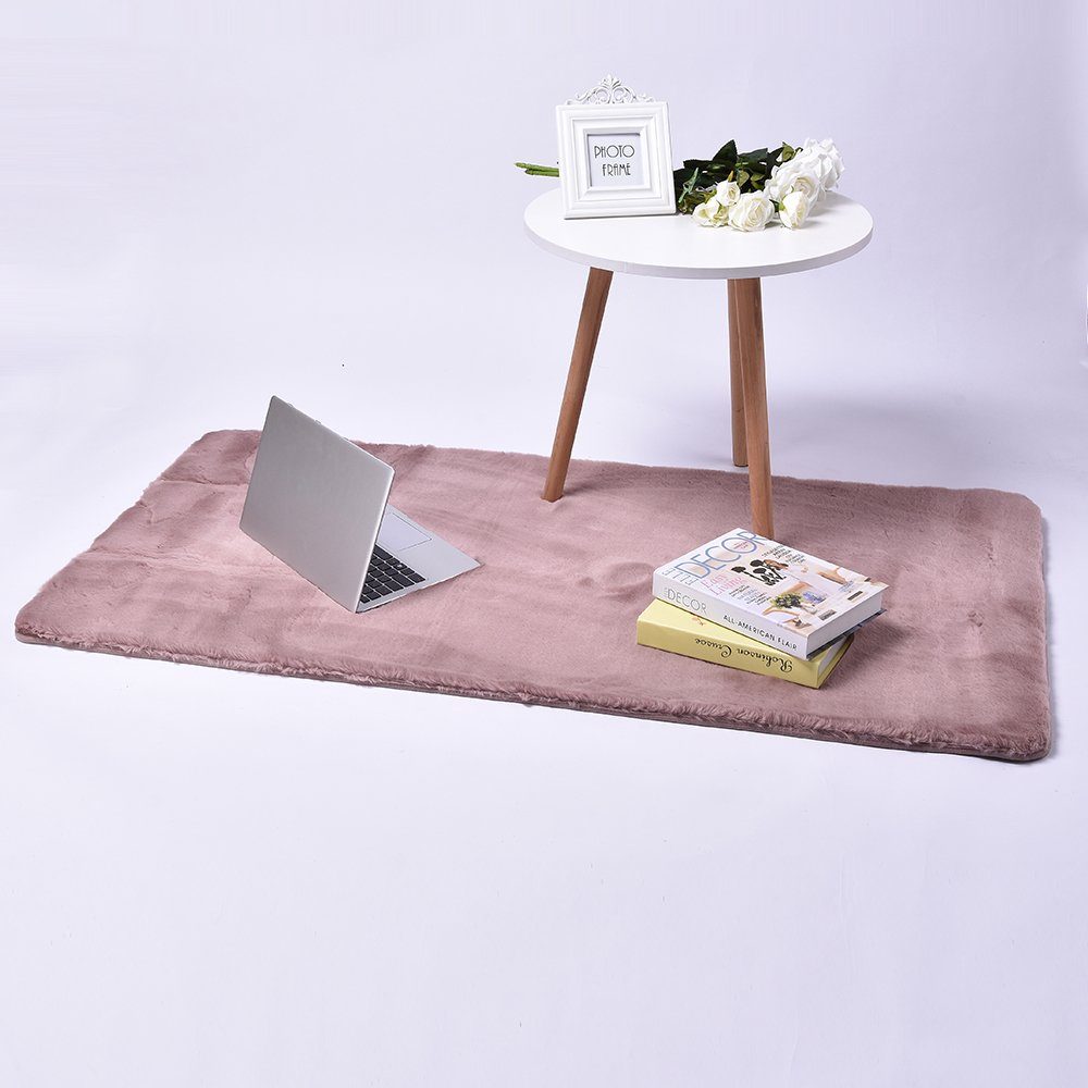 BTTO TEPP Hochflor-Teppich Fellteppich,Kunstfell,Weich,Hochflor Shaggy Tepp günstig online kaufen