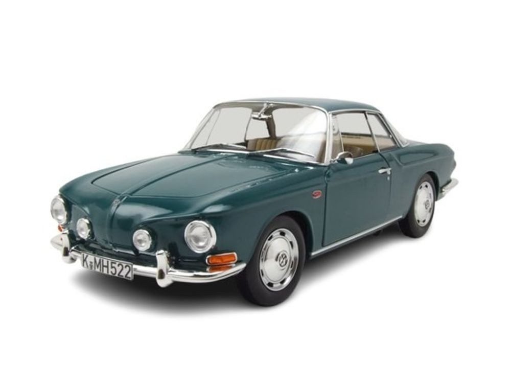 Norev Modellauto VW Karmann Ghia 1500 1963 grün, Maßstab 1:18