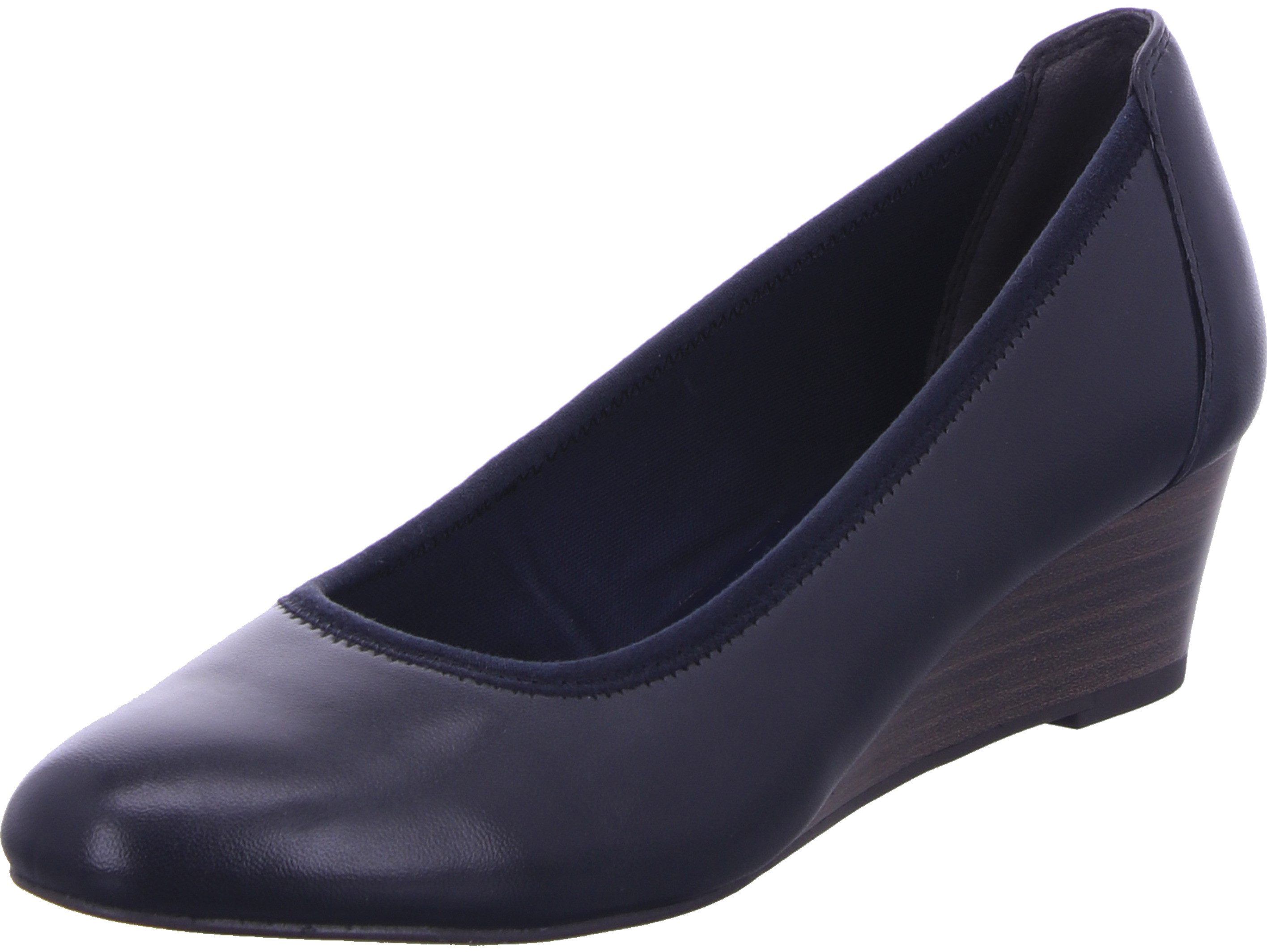 Tamaris Pumps, Keilabsatz, Halbschuh, Schlupfschuh mit komfortablem Elastik günstig online kaufen