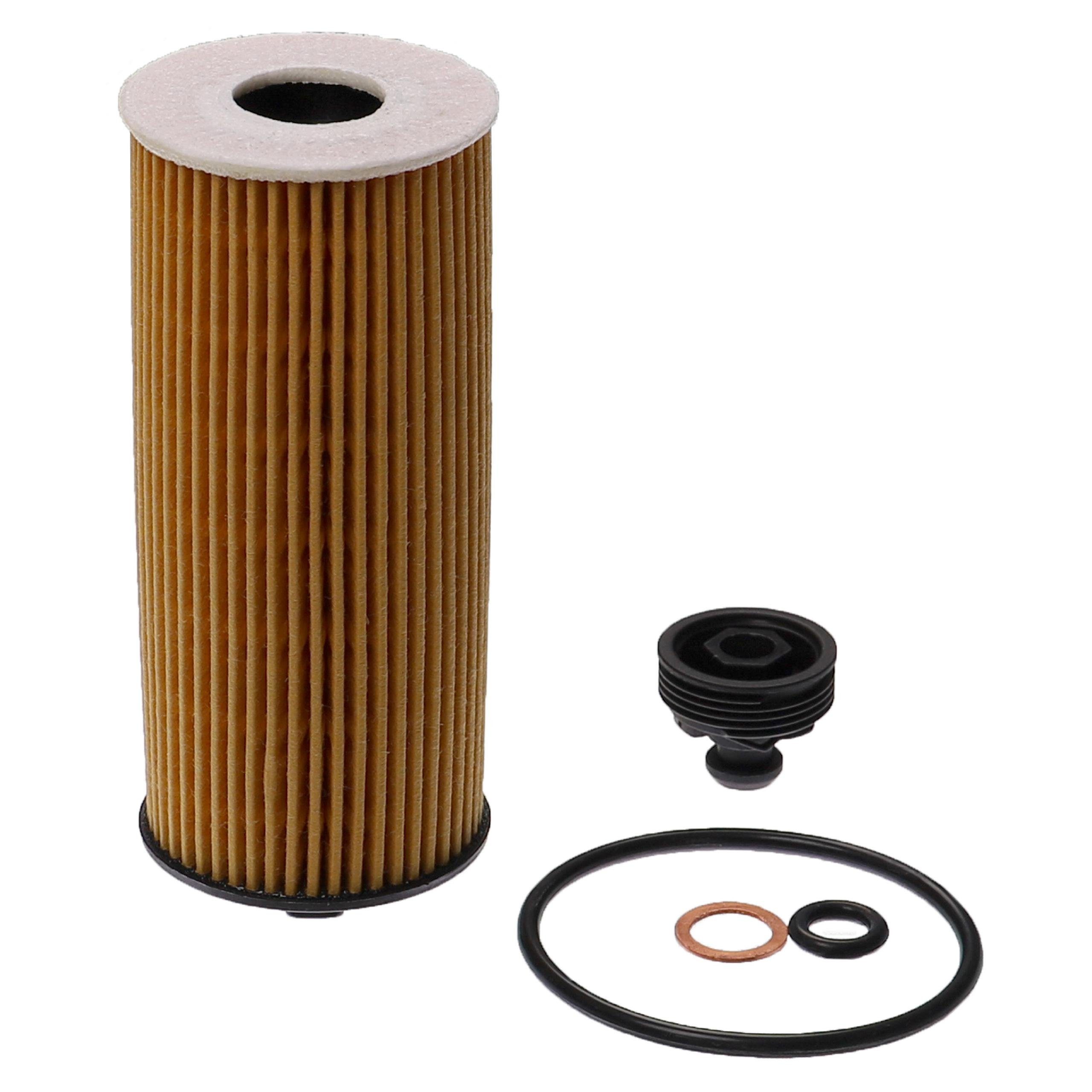 vhbw Ersatzfilter Ersatz für Wix Filters WL 7522 für Auto, Zubehör für 11 42 8 513 948 / 11 42 8 570 590 / 11 42 8 575 210 / 11 42 8 585 237 / 8 513 948 / 8 570 590 / 8 575 210 / 8 585 237 / 8513948 / 8570590 / 8575210 / 8585237 / 11428513948 / 11428570590 / 11428575210 / 11428585237 / E50296 / 33579BW / 100-01-008 / MD-815 / 10-ECO134 / LATI97 / LA044 / BFO4259 / F 026 407 204 / FL0266 / COF100769E / ML4576 / EOF296 / 28.0002-2250.2 / FA6146ECO / A210954 / DL1327 / DOFX815D / DP1110.11.0220 / A121100047 / 1643613280 / 47224 / F-830 / OE672/6 / CH11885ECO / 809107601 / CH11885ECO / GUD M165 / HART 907 527 / RY-R2773P / E833H D321 / SO 7278 / 14447 / FO-ECO134 / 1ECO134 / OE0120 / F116101 / OX 815D / LFOE303 / 153071762441 / OX 1295D / HU 6015 z KIT / 6015Z-OF-PCS / MFC-E481 / 26-1513 / MOF-3E134 / 14447 / ELH4464 / 314 322 0006 / L155 / LVFL821 / FOP296 / NFO3164 / FOF-BM-035 / EOF4234.20 / FO-00289 / 49209 / 2441316 / JAPFO-ECO134 / L1045 / QFL0348 / FRO00292 / 7O0179 / R2773P / EO-30