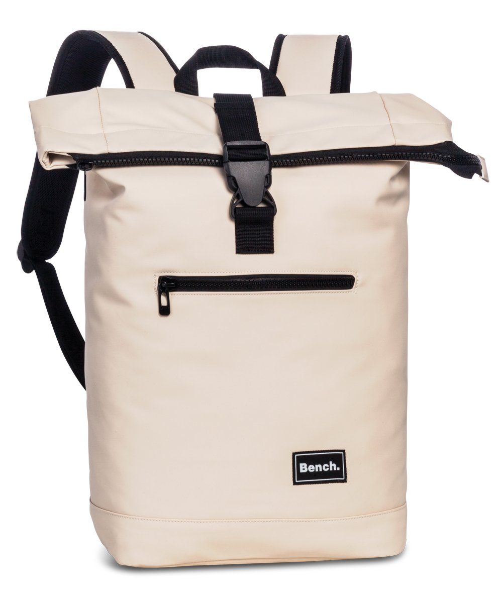 Bench. Freizeitrucksack Rucksack Roll-Top HYDRO Natur (1 Stück), Freizeitrucksack, Schulrucksack, Daypack