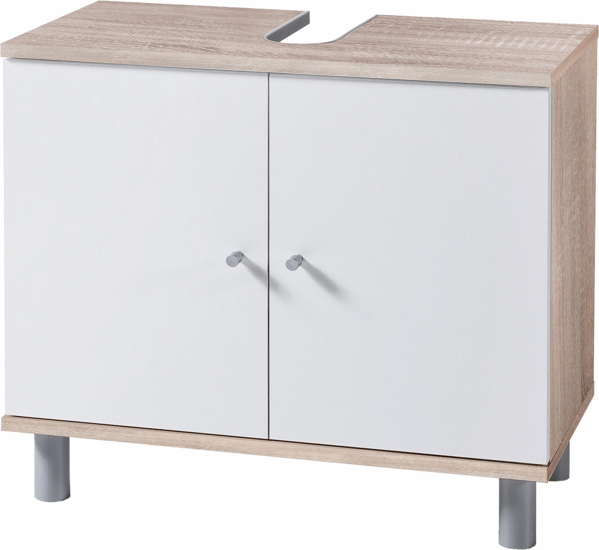 Badschrank Dunkelbraun