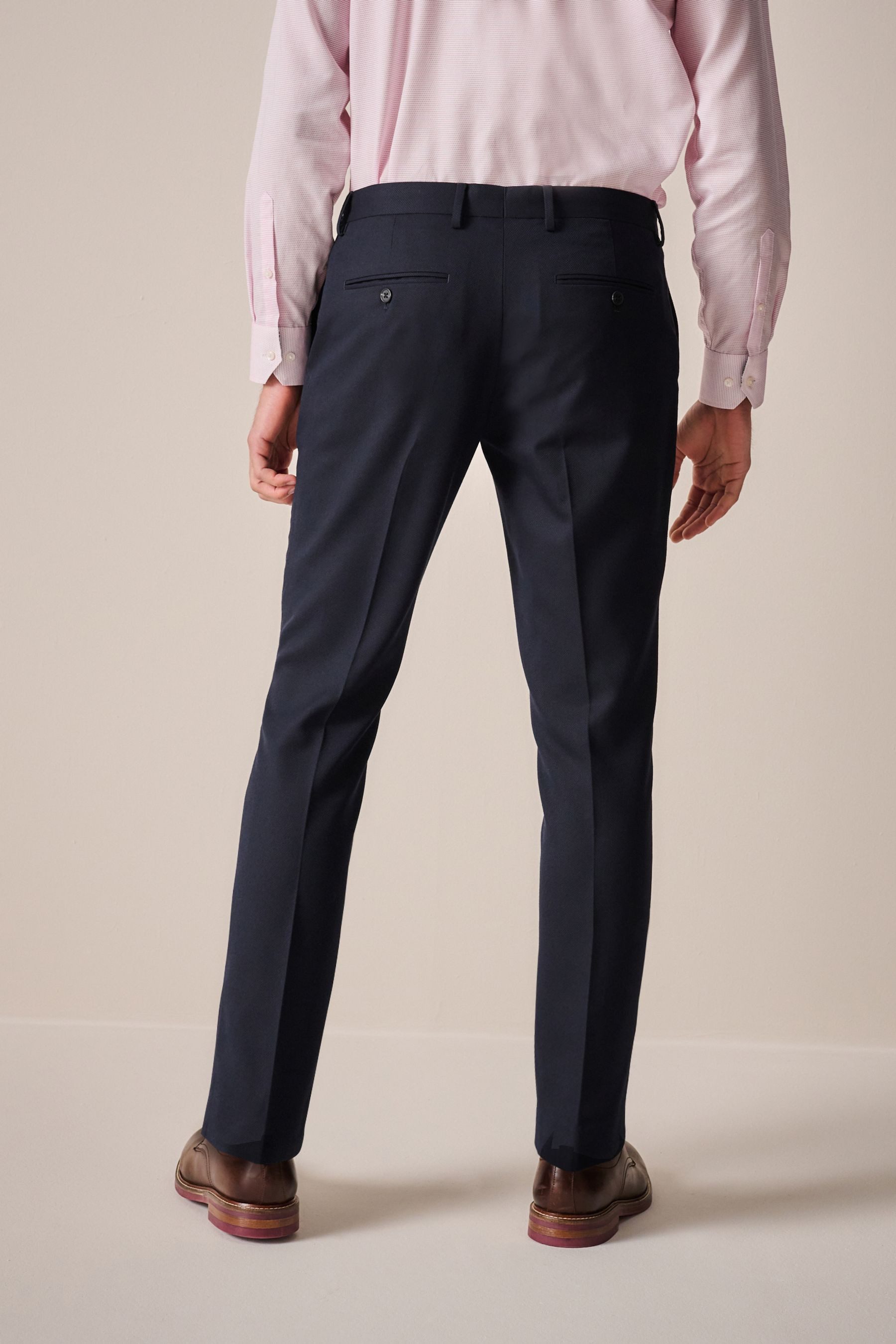 Next Anzughose Strukturierter Anzug: Slim Fit Hose (1-tlg)