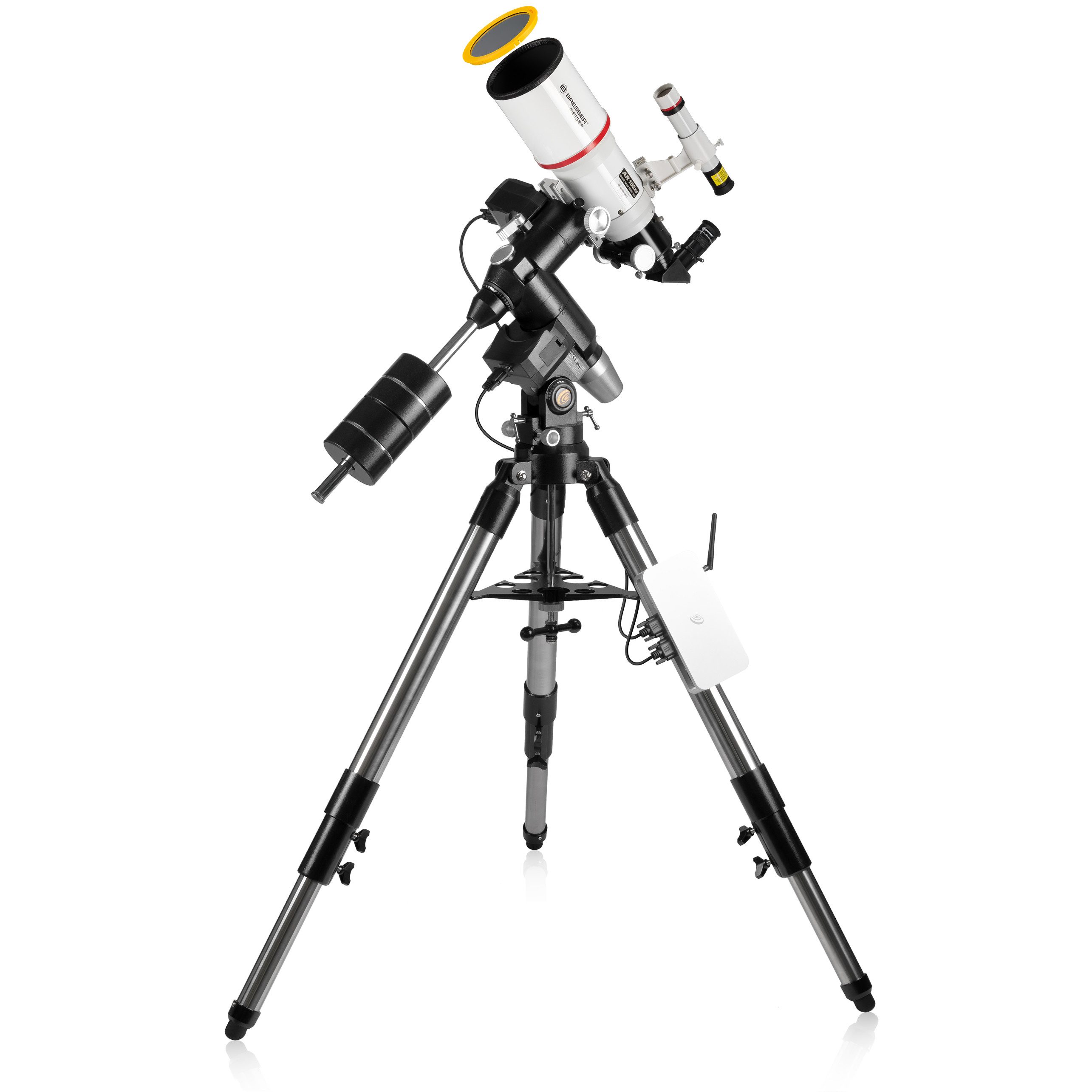 Teleskop BRESSER Messier AR102xs/460 EXOS-2 PMC-Eight GoTo Teleskop-Set