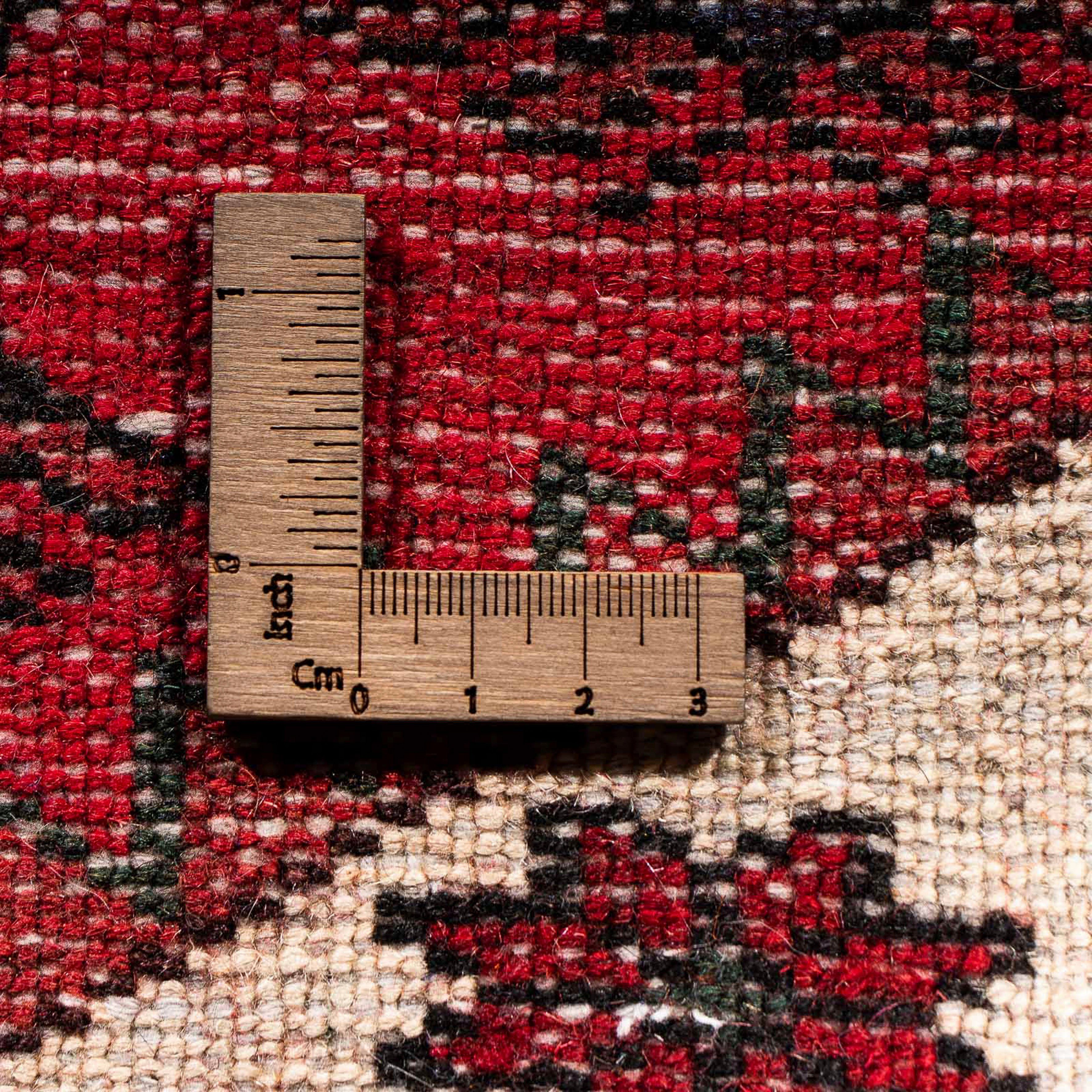 Orientteppich Perser dunkelrot, x Höhe: 157 Handgeknüpft, - - rechteckig, Wohnzimmer, 10 - Nomadic Zertifikat cm mm, mit morgenland, 101 Einzelstück