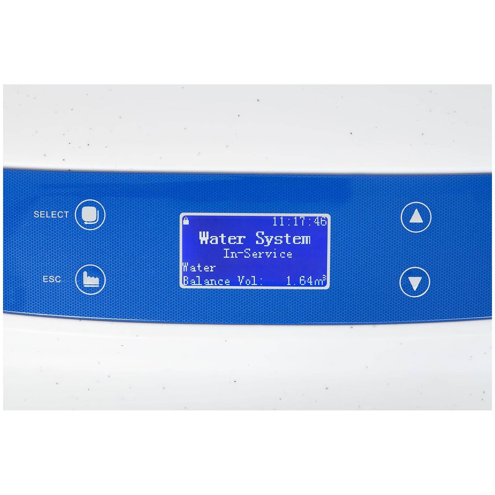 Uniprodo Kalk- und Wasserfilter Entkalkungsanlage 4-12 Personen 2,7 m³/h Wasserenthärtungsanlage LCD