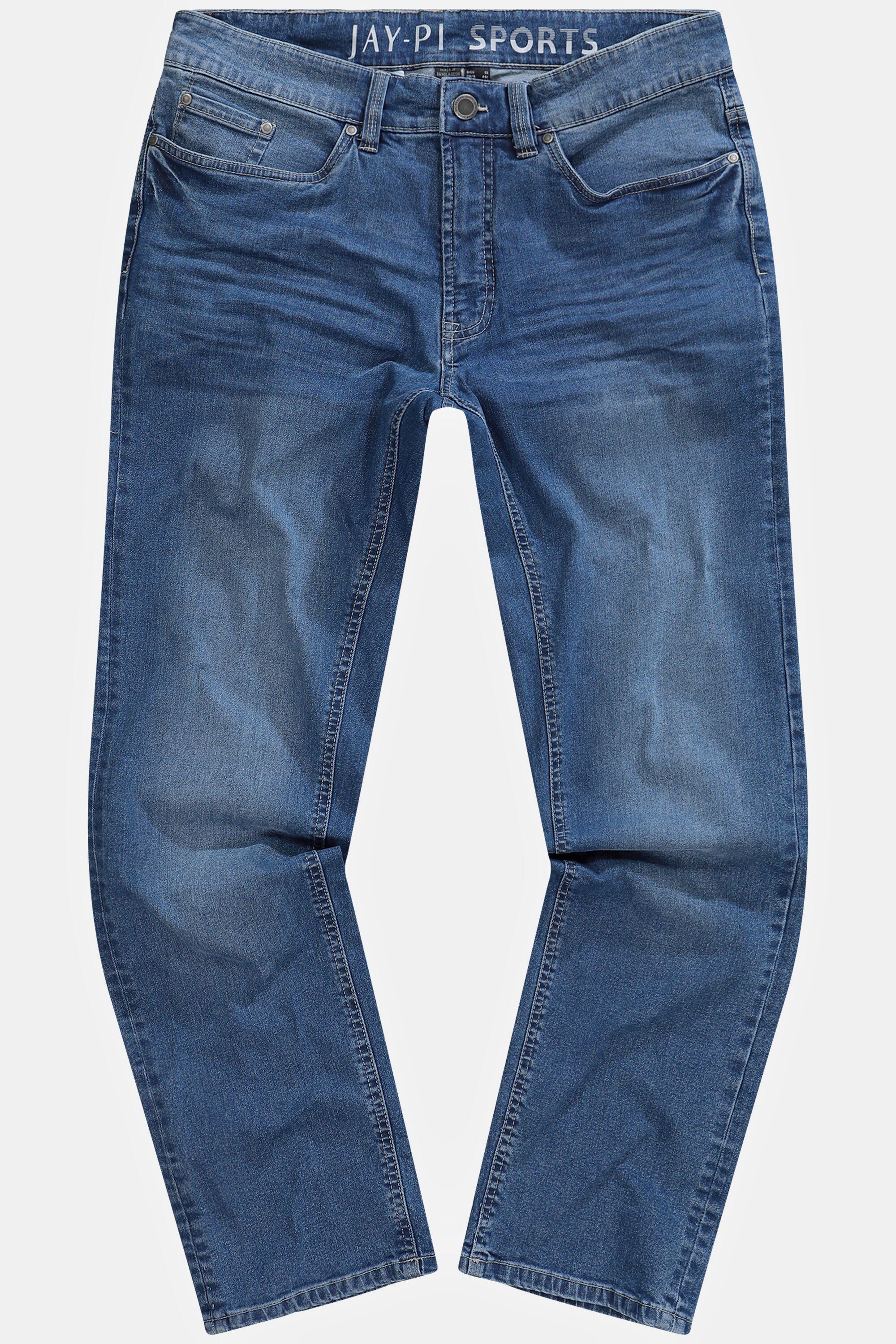 Reflektor-Saum Safety-Pocket Jeans 5-Pocket-Jeans JP1880 Denim