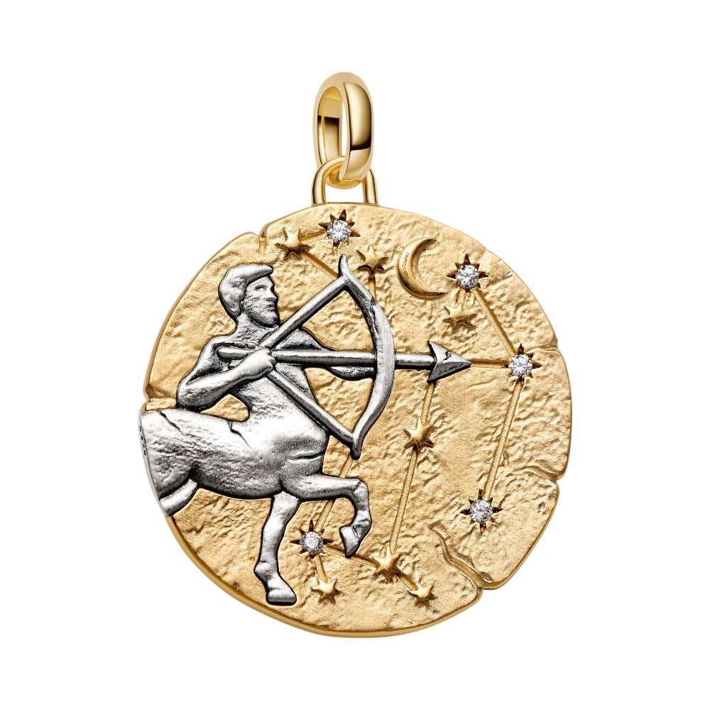 Pandora Charm Sternzeichen 764995C01, Sternzeichen, Schütze, Zirkonia, Bicolor