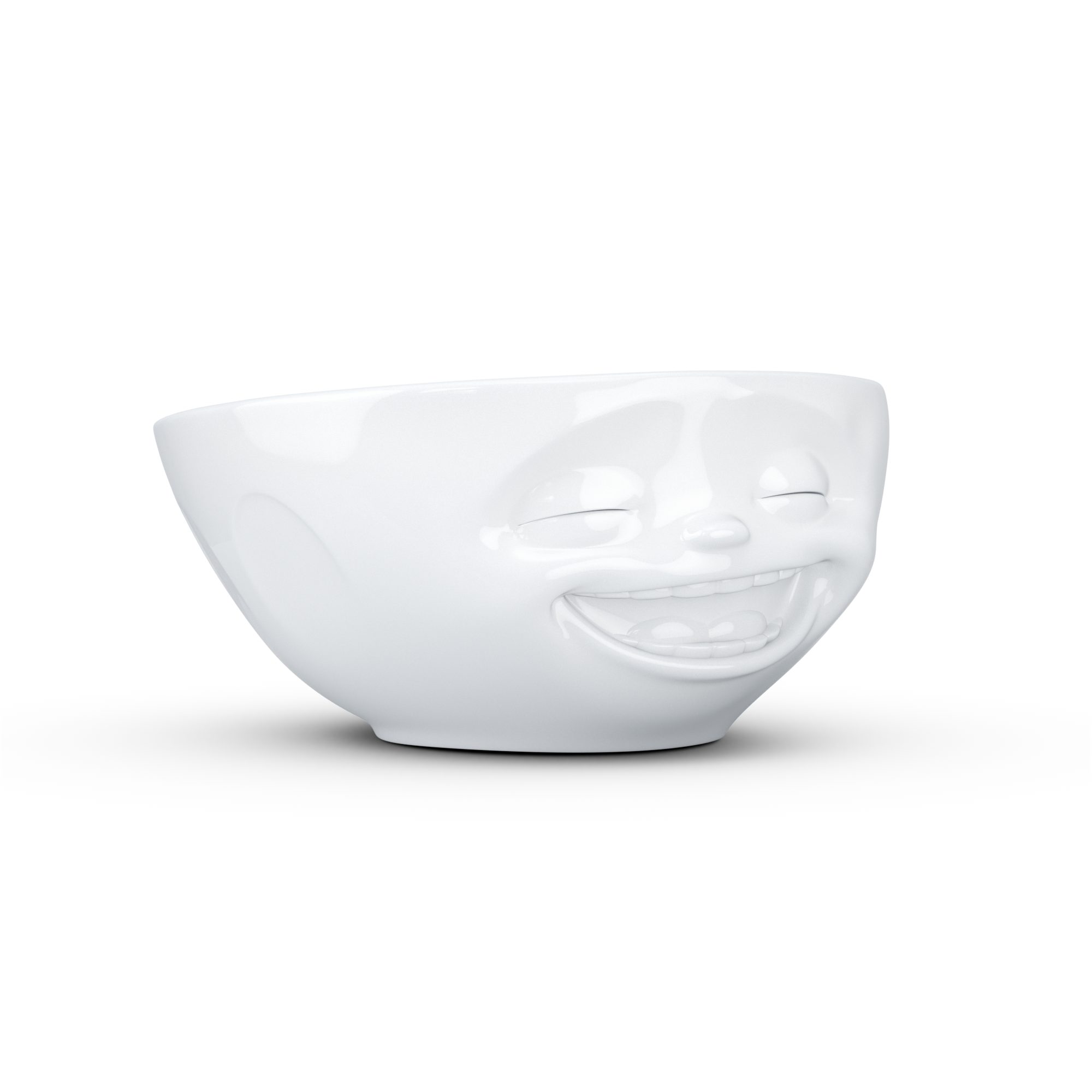 FIFTYEIGHT PRODUCTS Müslischale FIFTYEIGHT Schale Lachend, 350ml, Hartporzellan in bruchsicherer Hotelqualität, Made in Germany