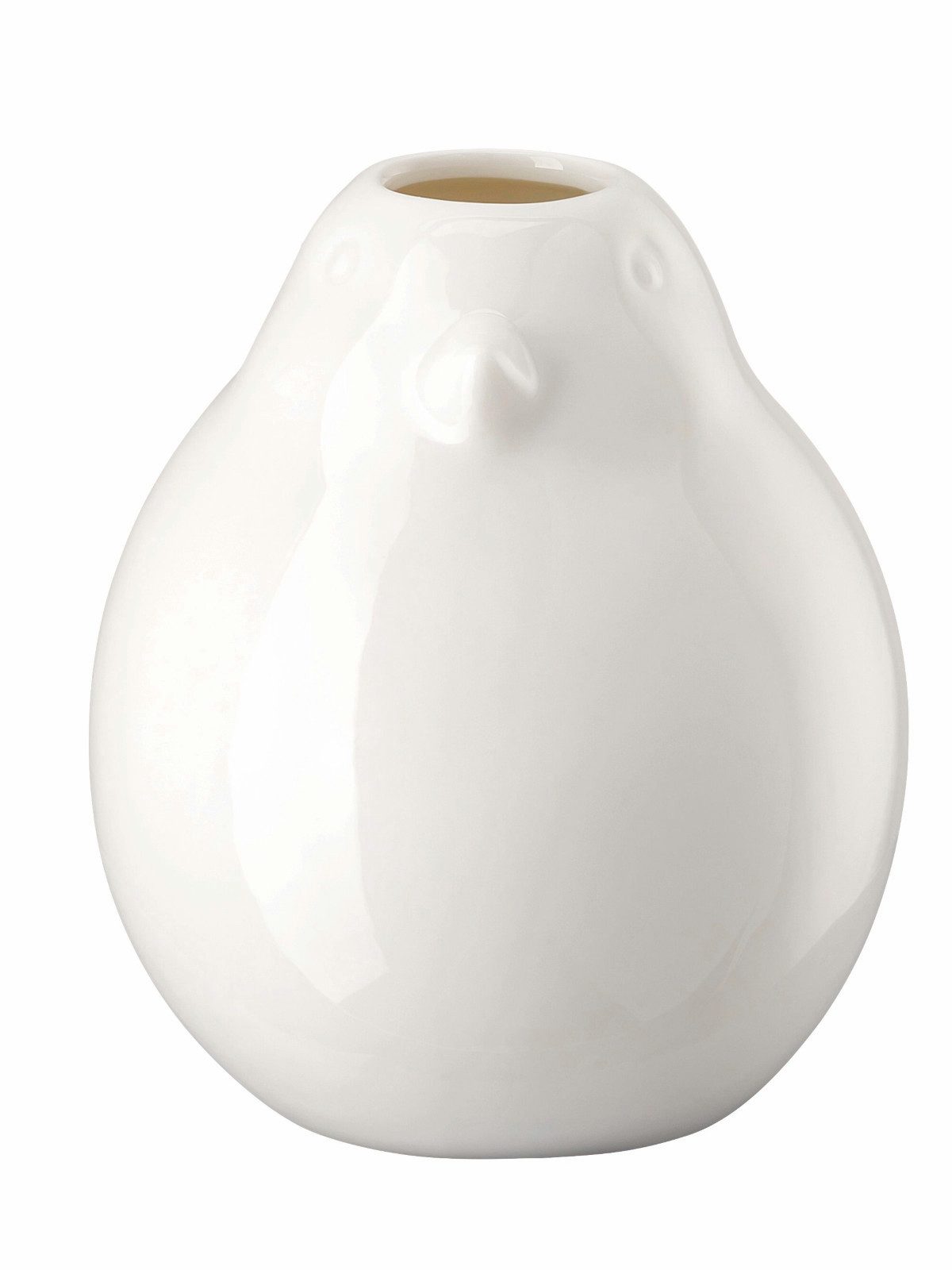 HUTSCHREUTHER Dekovase Vogel-Vase weiß Vase 10cm (Vasen)