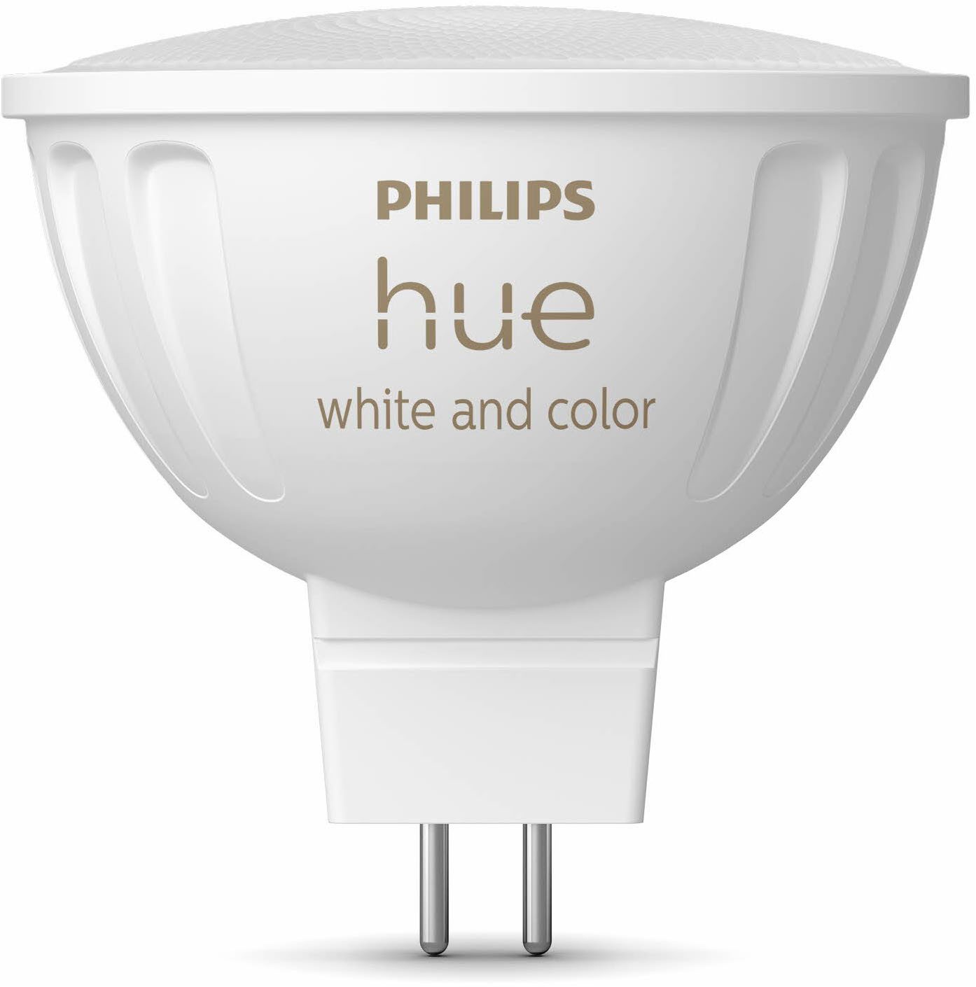 Philips Hue LED-Leuchtmittel White and Color Ambiance MR16 400lm, GU 5,3, 1 St., Farbwechsler