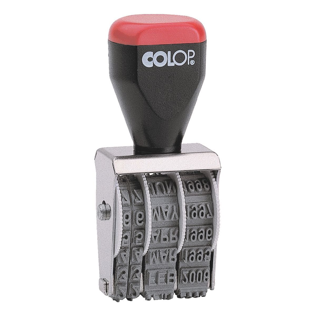 COLOP Марки 04000, Datumstempel mit Datumseinstellungen über Stellräder