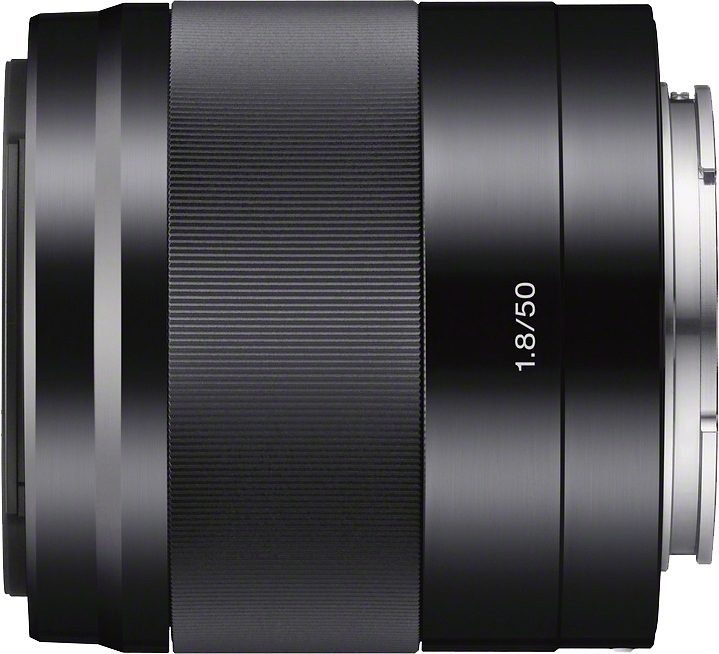 Sony SEL-50F18 E-Mount Standard Festbrennweite Objektiv, (E 50mm F1.8, OSS, APS-C)