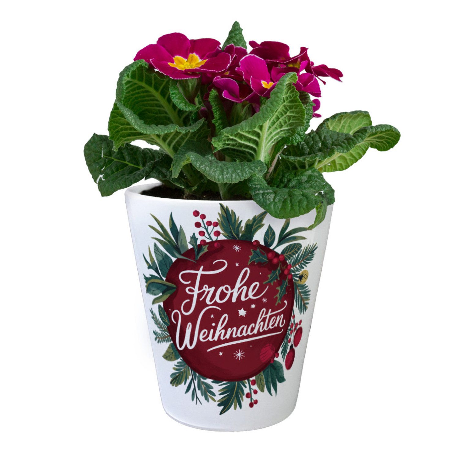 speecheese Blumentopf Weihnachtsdesign - Frohe Weihnachten Blumentopf