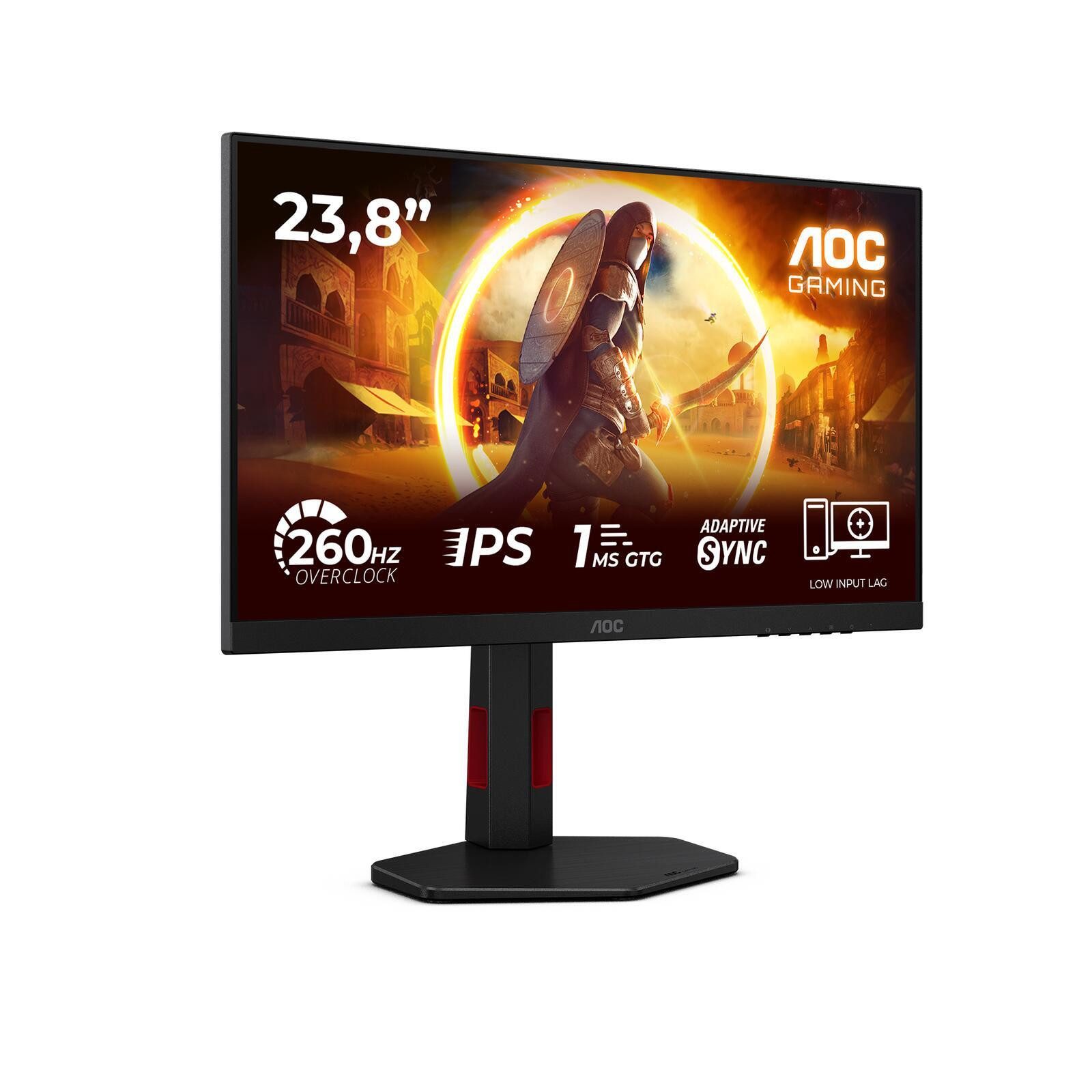 AOC 24G4ZR Gaming-LED-Monitor (1920 x 1080, 1 ms Reaktionszeit, 260 Hz, Fast IPS)