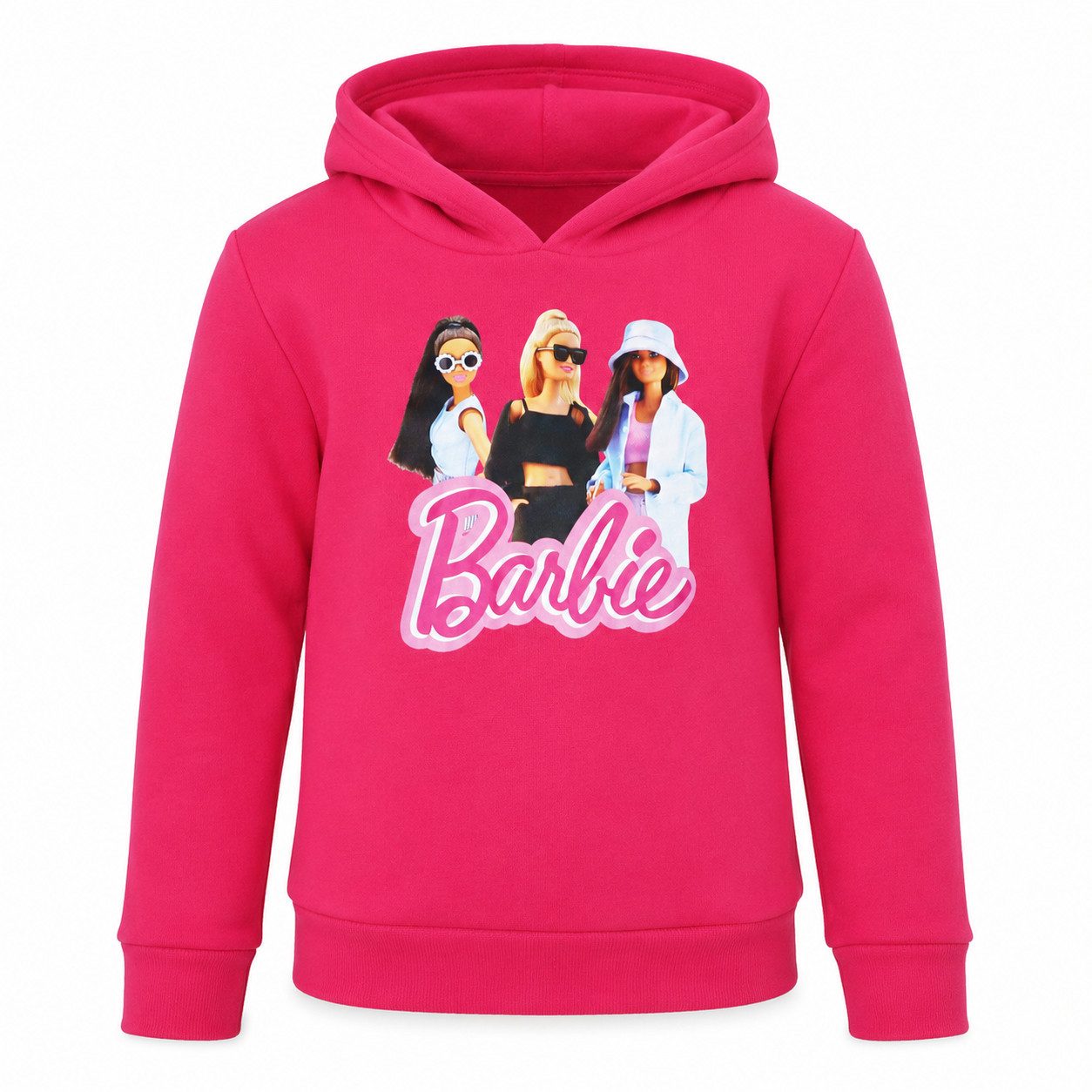 Barbie Kapuzenpullover Barbie and Friends Kinder Mädchen Hoodie Pulli Gr. 92 bis 128