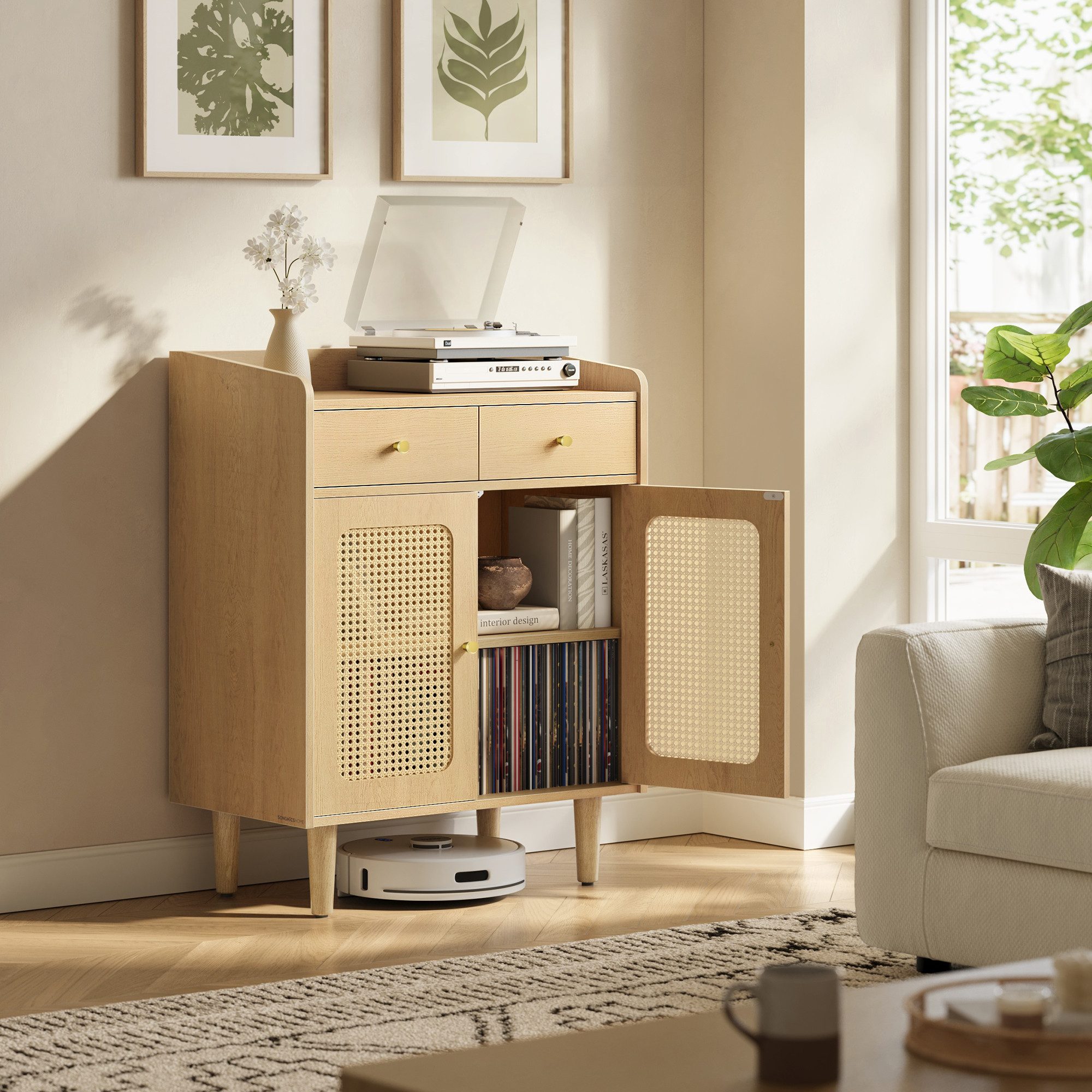 SONGMICS HOME Sideboard Fernsehschrank (SONGMICS HOME BOHOVEN Kollektion, K günstig online kaufen