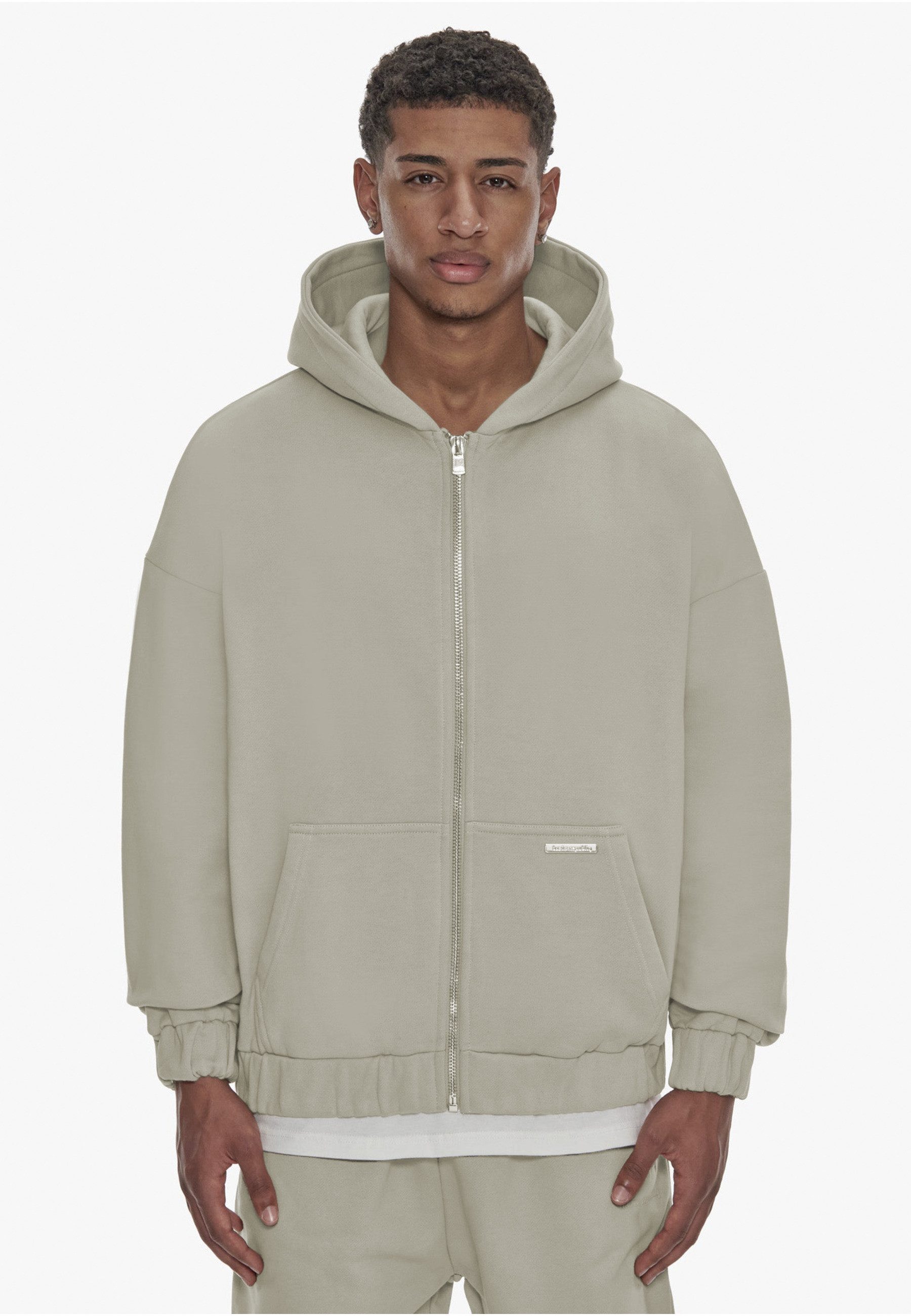Dropsize Kapuzenpullover Dropsize Herren Super Heavy Blank Zip-Hoodie (1-tlg)
