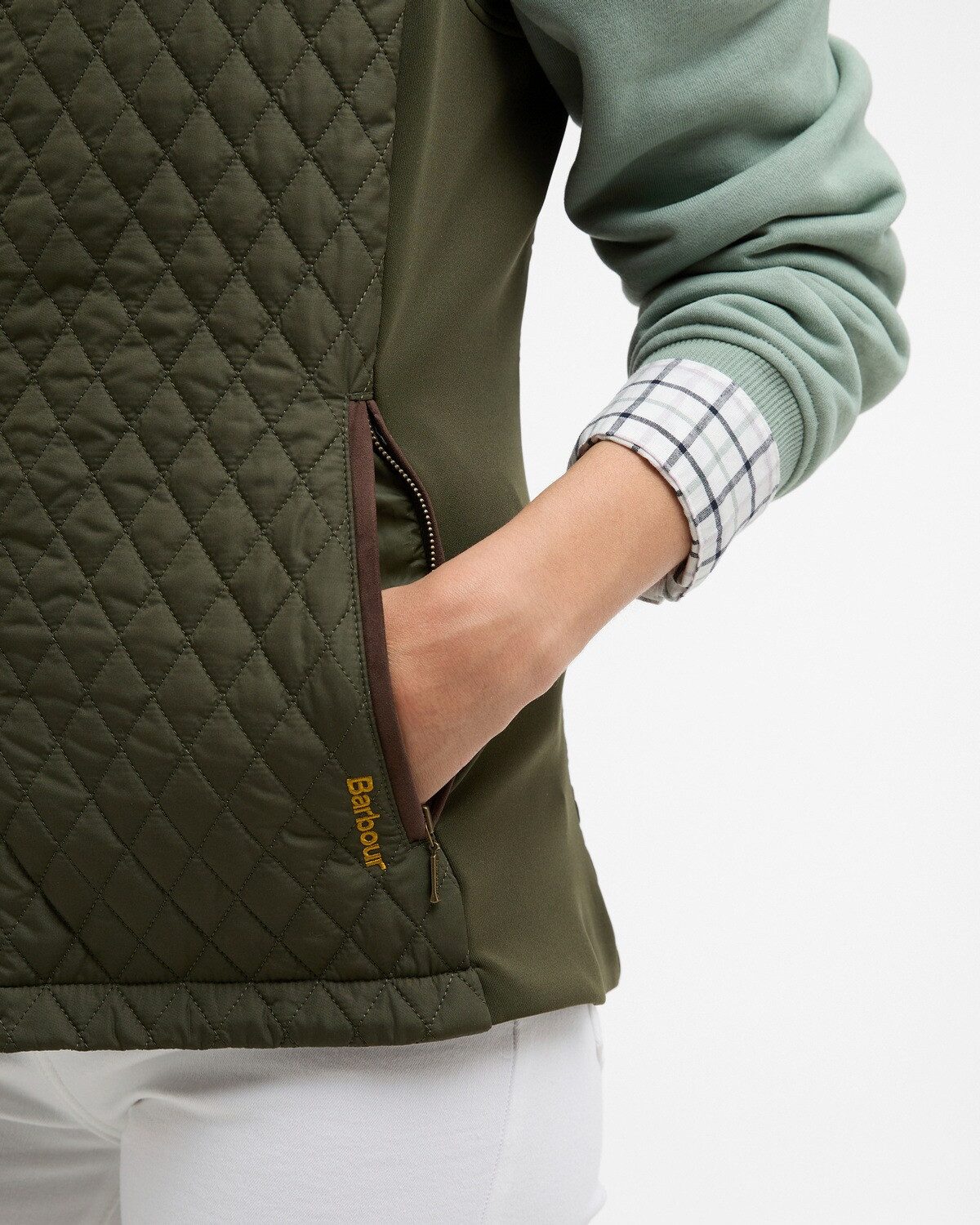 Barbour Steppweste Steppweste Basswood