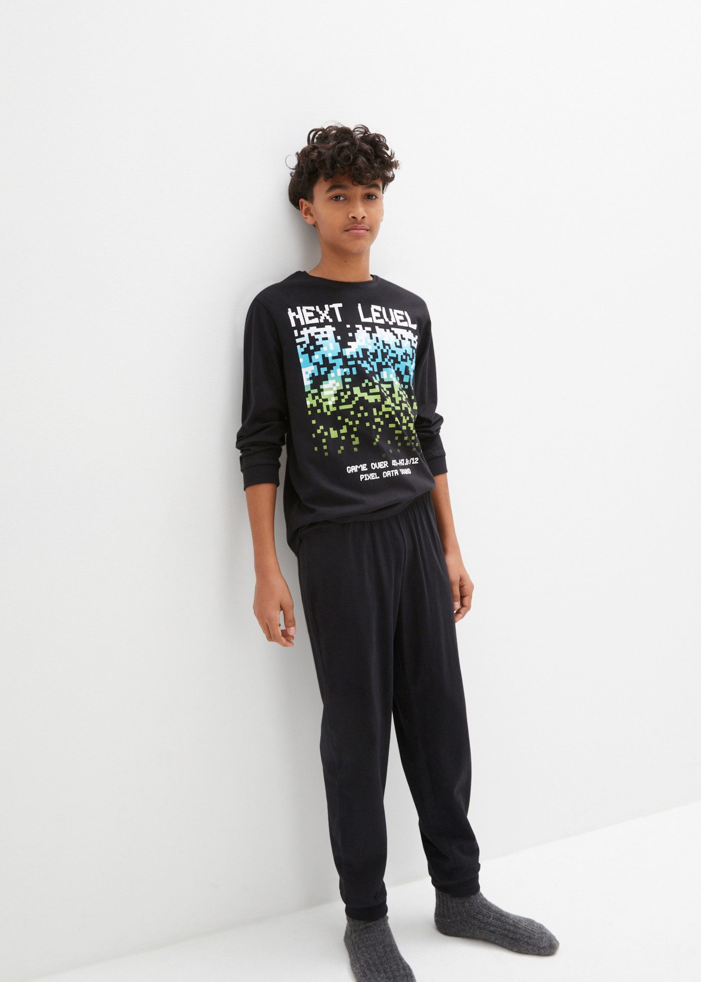 bonprix Pyjama (Set) für Kinder, Set-Ausführung, aus Baumwolle