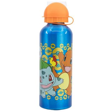 POKÉMON Lunchbox Pokemon Pikachu Kinder 2 tlg. Set 3 Kammern Brotdose, XL Alu-Flasche 530 ml