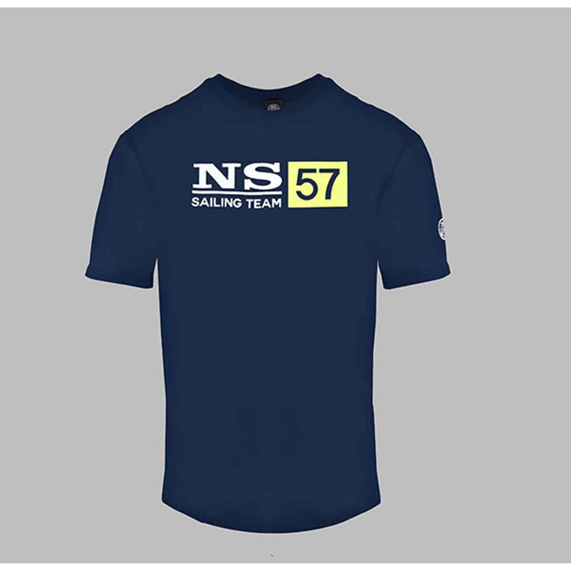 North Sails T-Shirt North Sails Herren T-Shirt in Navyblau - Klassisch & Komfortabel Klassisches Design, 100% Baumwolle - perfekt für jeden Tag!