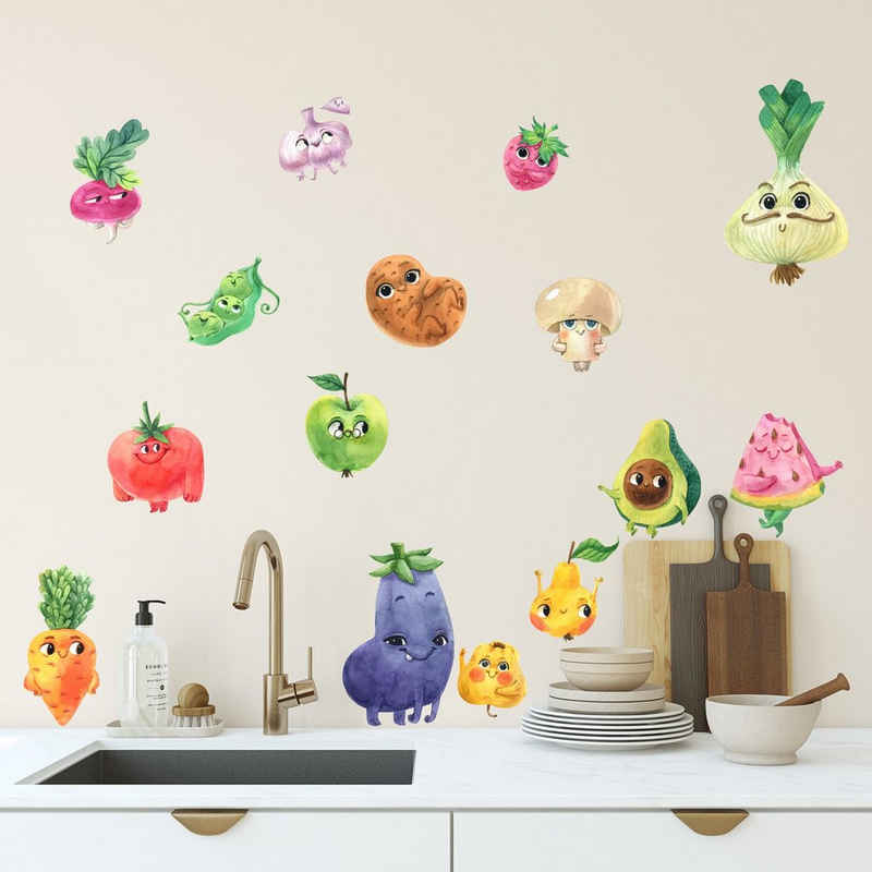 Sunnywall Wandtattoo Sweet Fruits Set 2