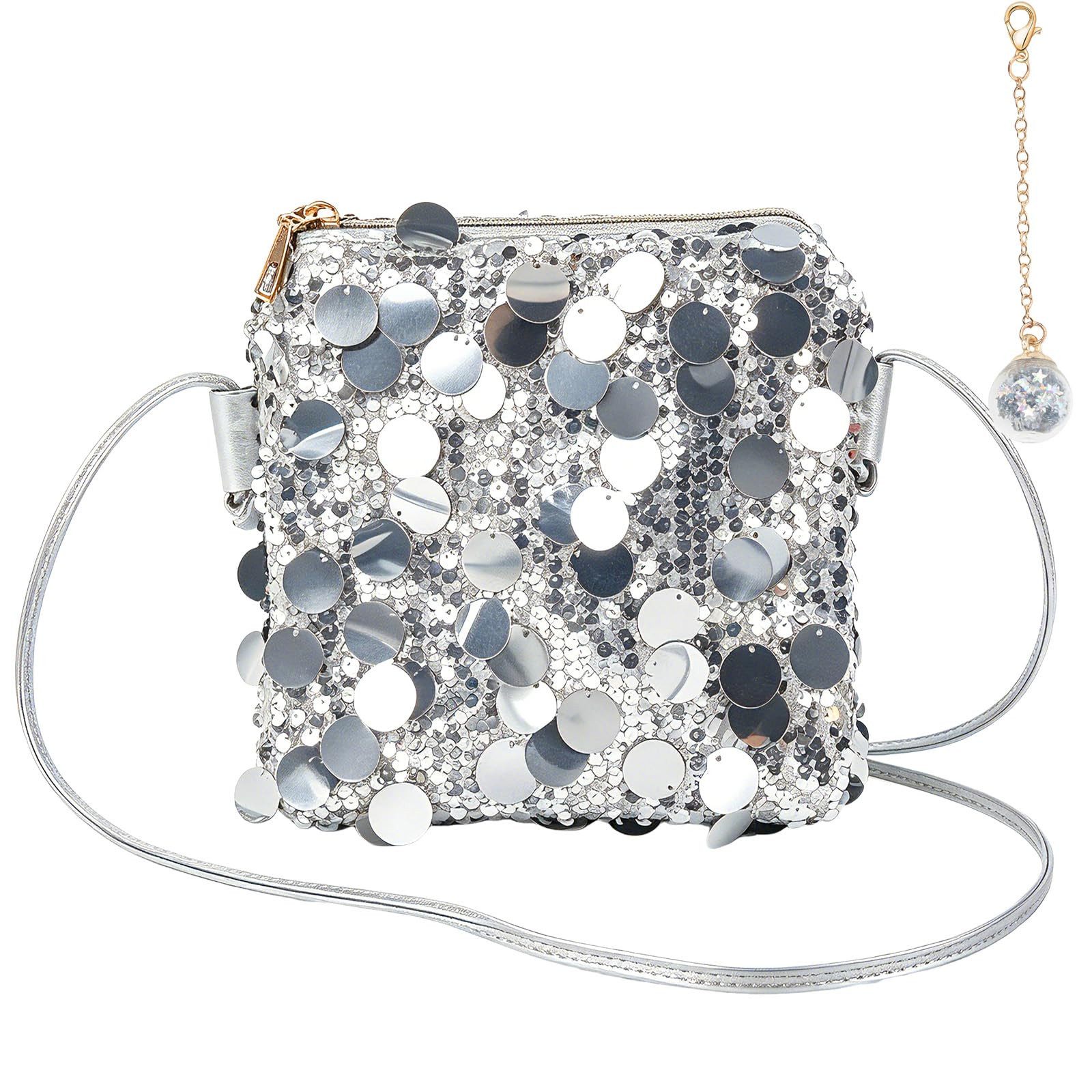 Umhängetasche Damen Clutch Glitzer Tasche Pailletten Crossbody Umhängetasch