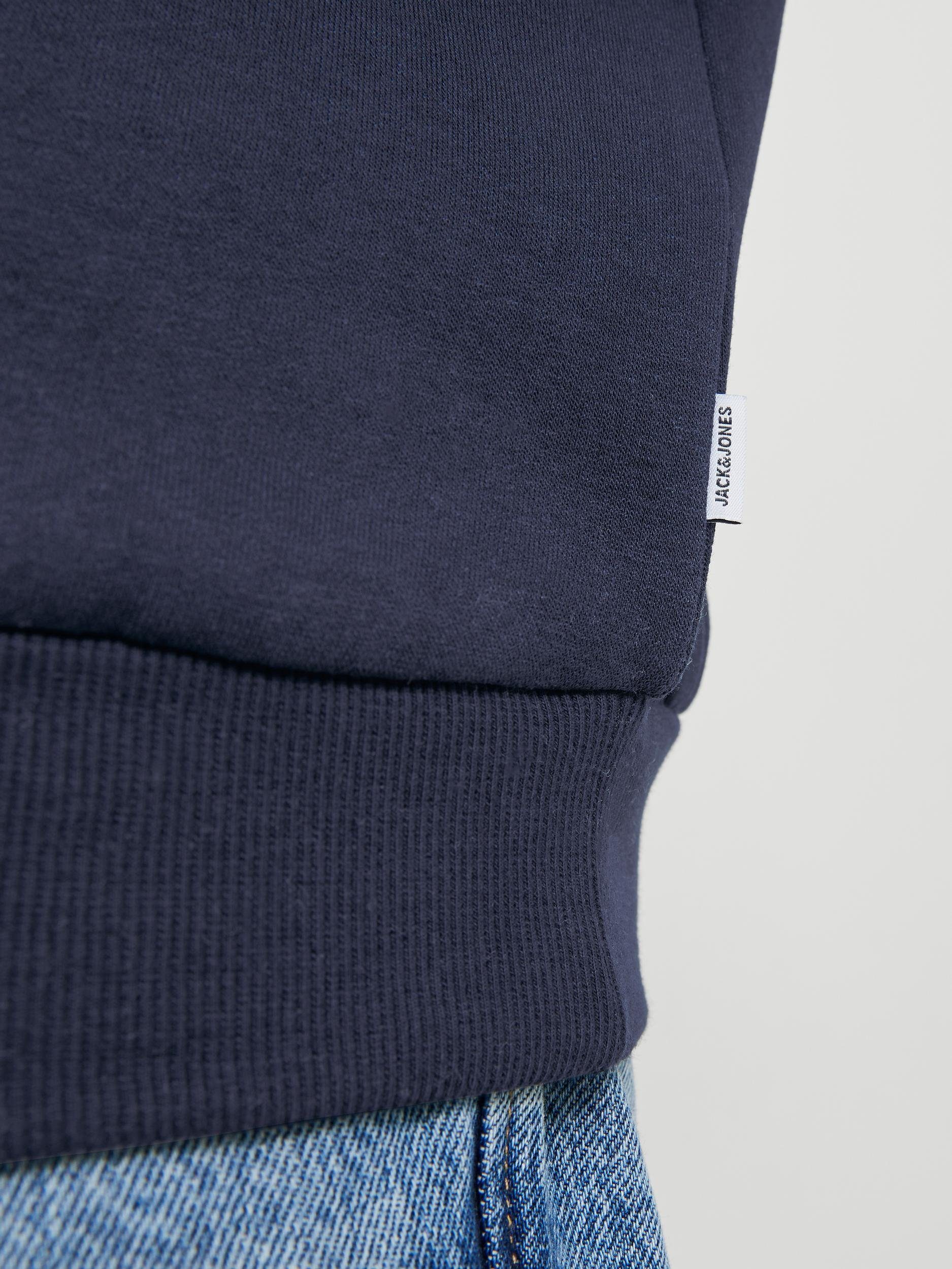 Jack & Jones PlusSize Kapuzensweatshirt JJEBRADLEY SWEAT HOOD NOOS PLS mit Rippbündchen