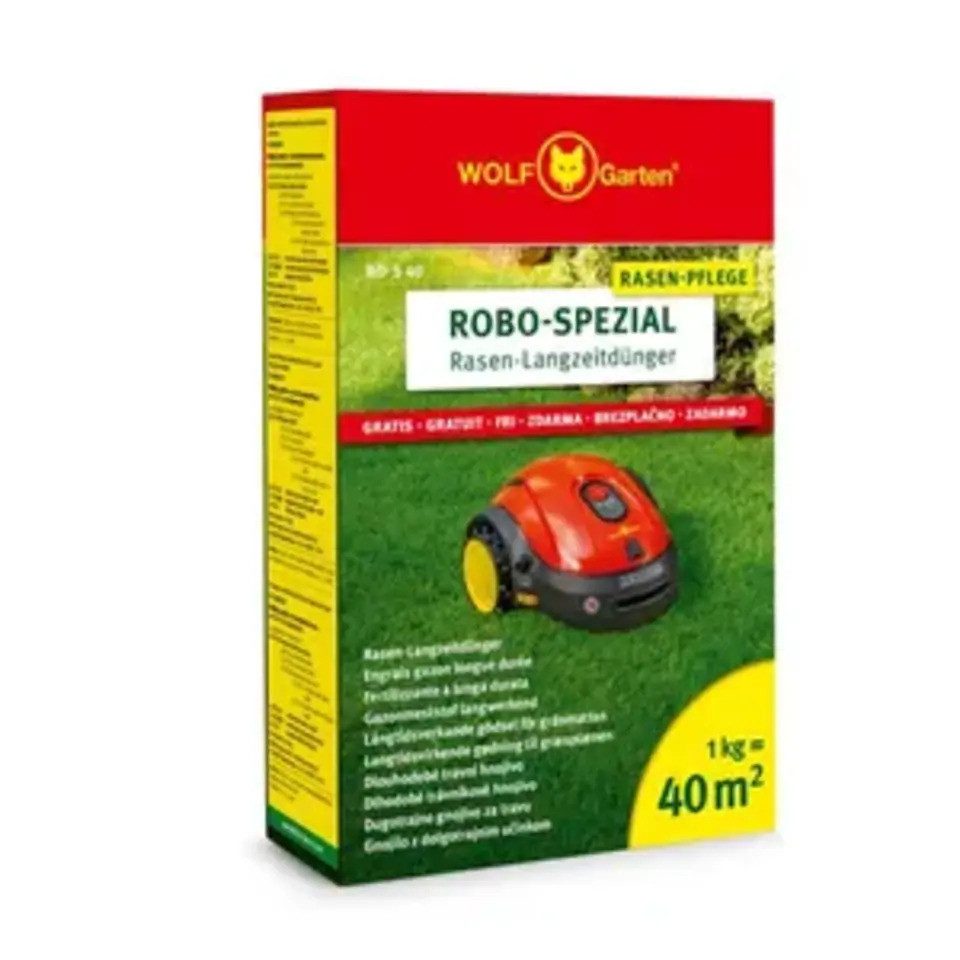 WOLF-Garten Spezialdünger Spezial-Rasen-Langzeitdünger ROBO-Spezial RO-S 40 1kg, 1-St.