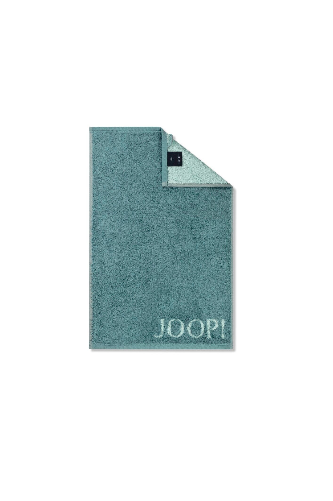 Textil DOUBLEFACE Gästehandtücher CLASSIC (3-St) JOOP! - Gästetuch-Set, Jade LIVING Joop!