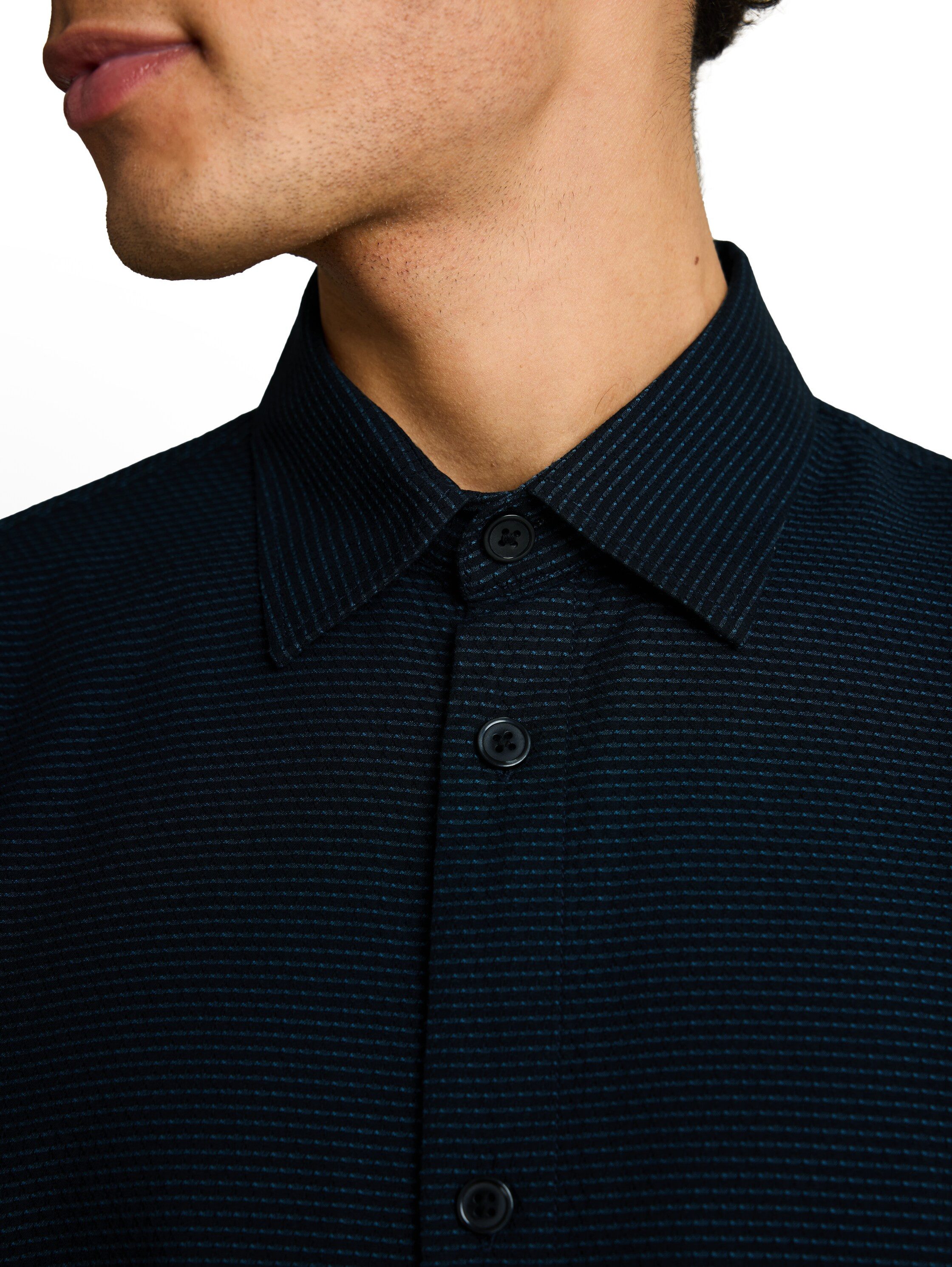 TOM TAILOR Denim Kurzarmshirt mit Streifen Muster – Bild 3 von 5