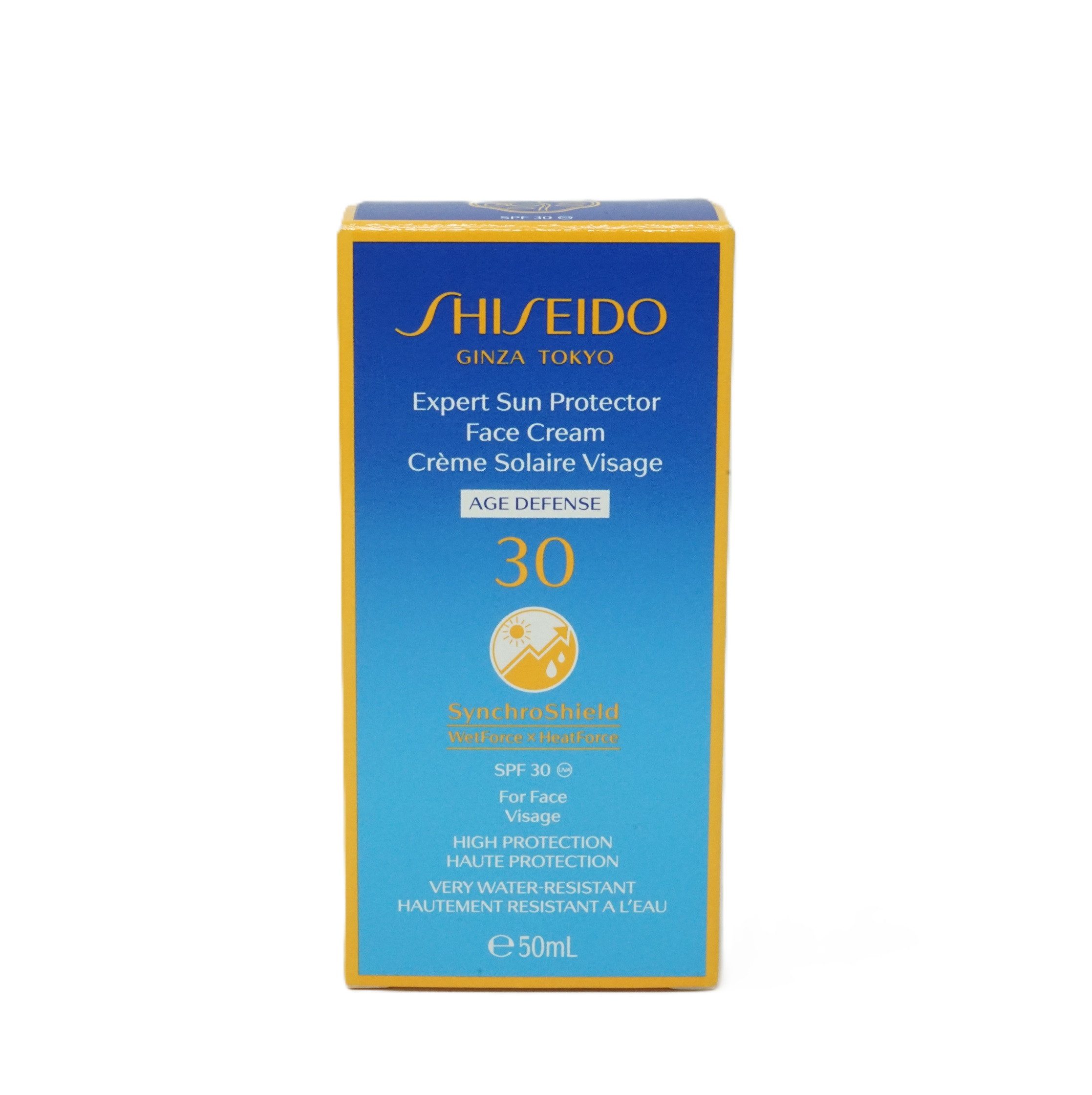 Gesichtspflege Shiseido Ginzy Tokyo Expert Sun Protector Face Cream SPR30 50 ml