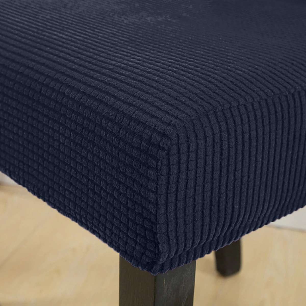 Melody Stuhlhusse Universal Stretch Stuhlbezug Stuhlüberzug elastisch Spannbezug, mit dezentem Muster, weich