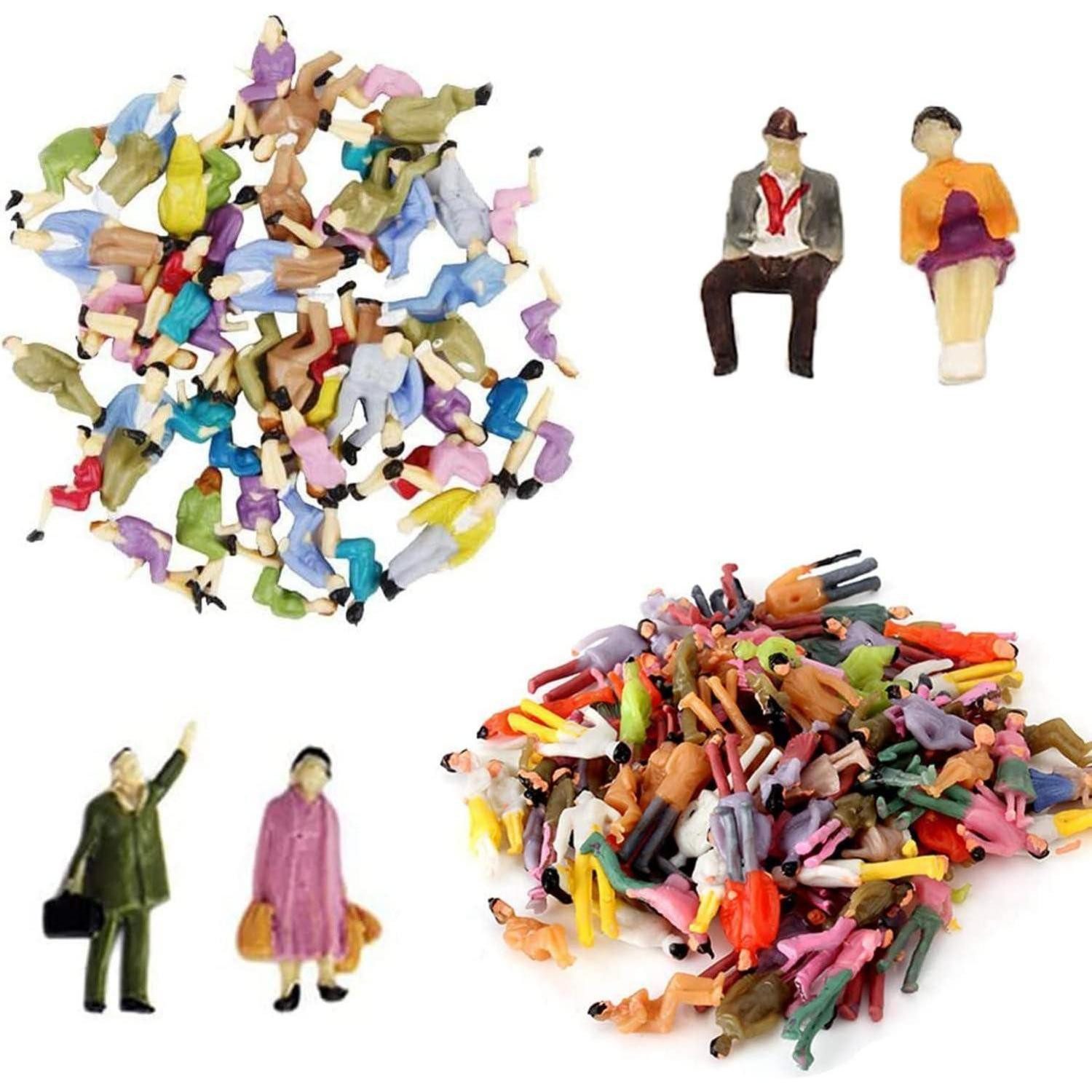 LuxusKollektion Kochbesteckhalter 60x Miniatur Figuren Sitzend Stehend Bemalt Sp — Empfehlung für Miniaturfiguren für