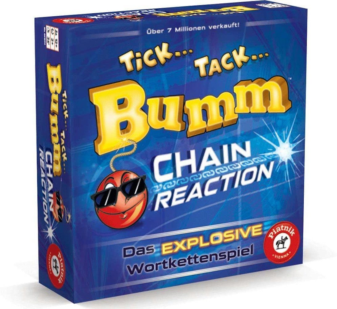 - Bumm Tack Piatnik Reaction Wissenspiel Tick Chain Spiel,
