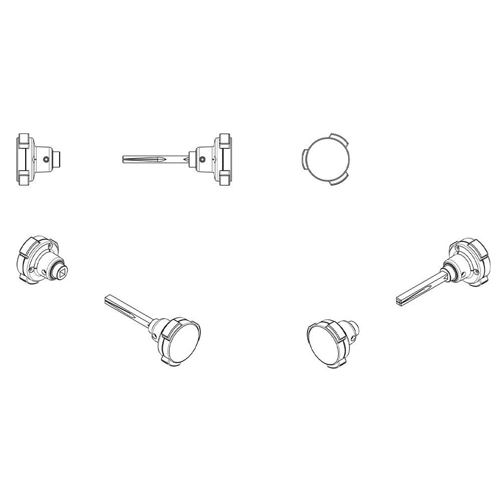 LOCINOX Gartentor KIDLOC Sicherheitsknopfdrücker, für Zauntüren, Sicherheitsknauf, Kindersicher