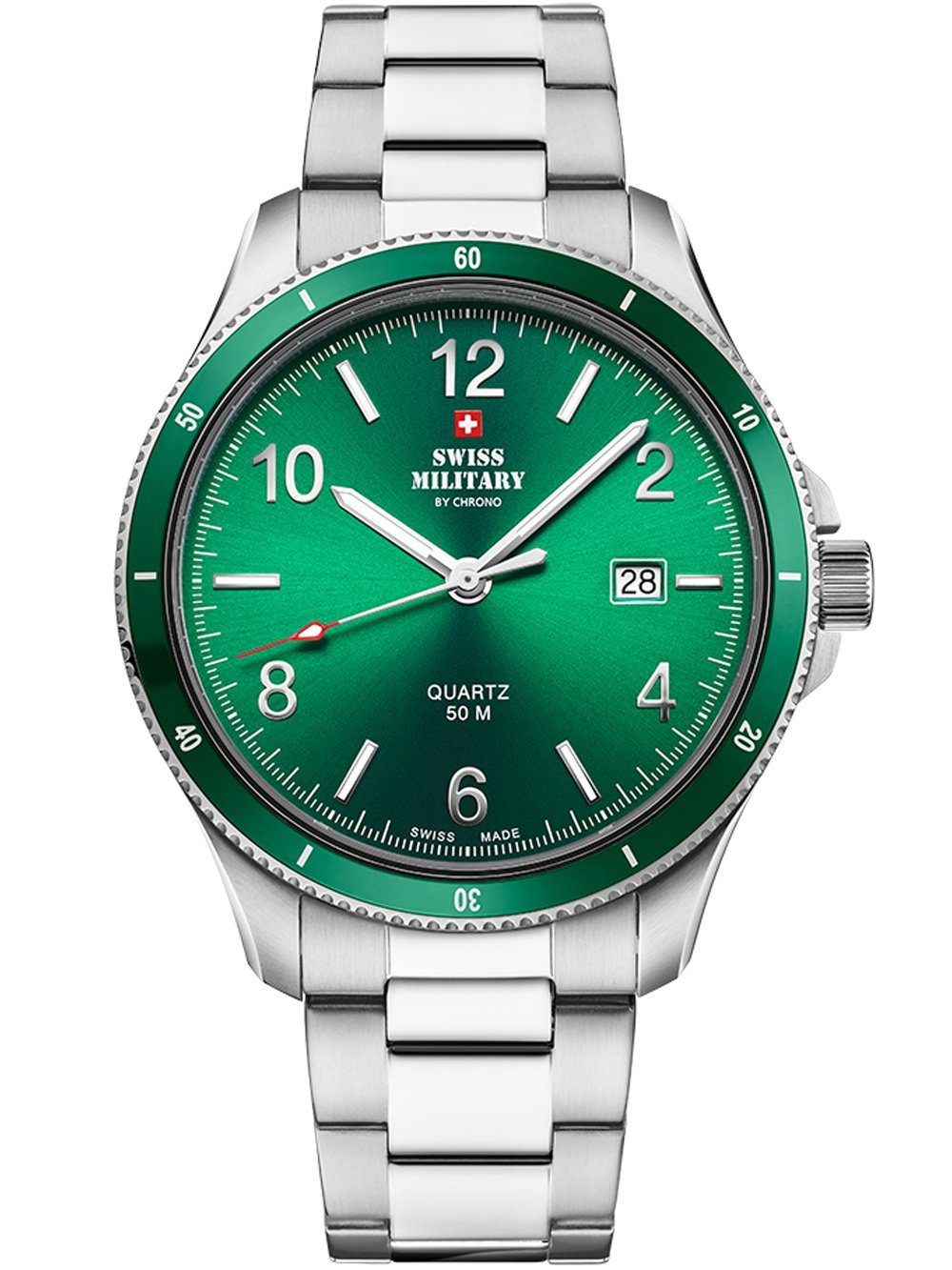 Swiss Military by Chrono Quarzuhr Swiss Military SM34096.05 Herrenuhr 42mm 5ATM