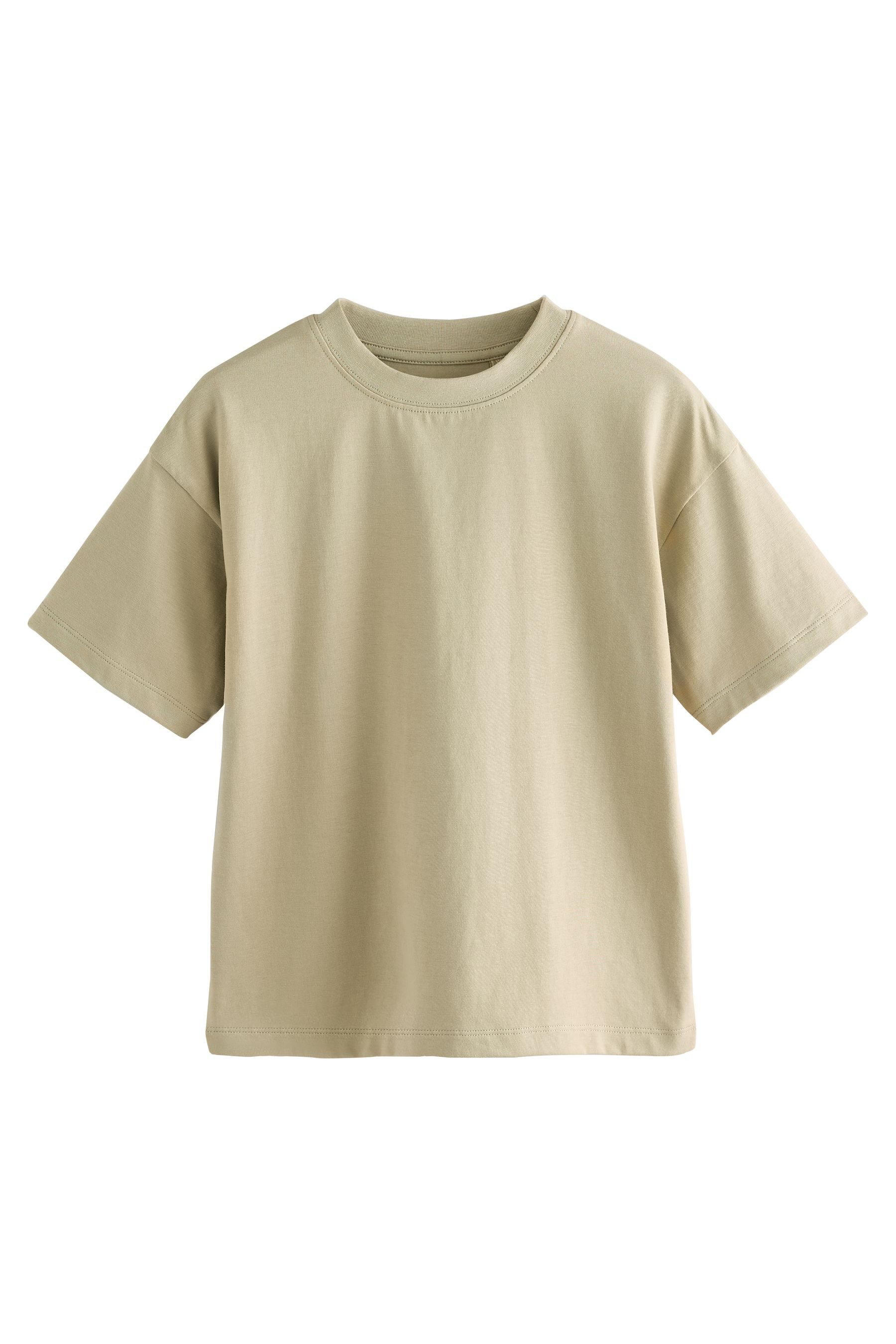 Next T-Shirt Relaxed Fit T-Shirt aus 100 % Baumwolle (1-tlg)