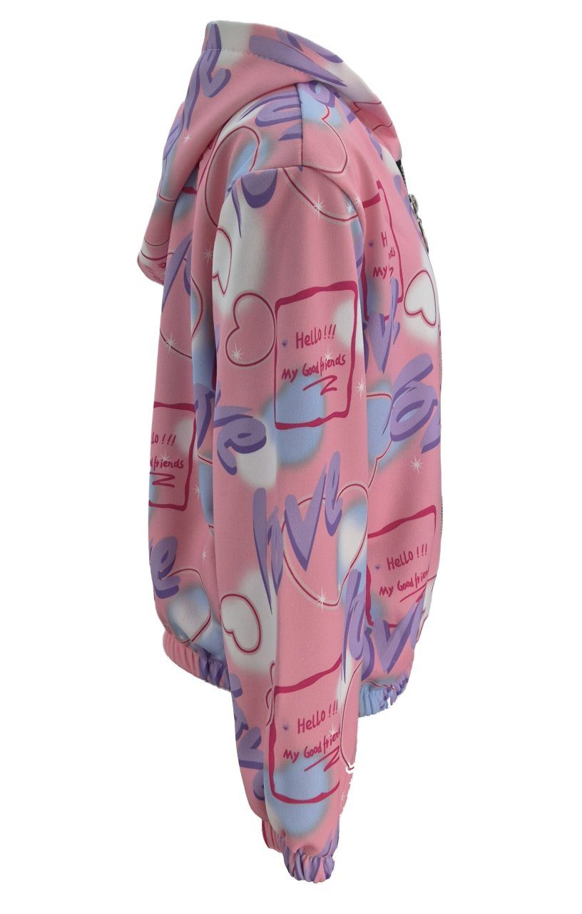 Girls Fashion Blouson Sommerjacke Blouson Mädchen Jacke mit Kapuze MH8145e