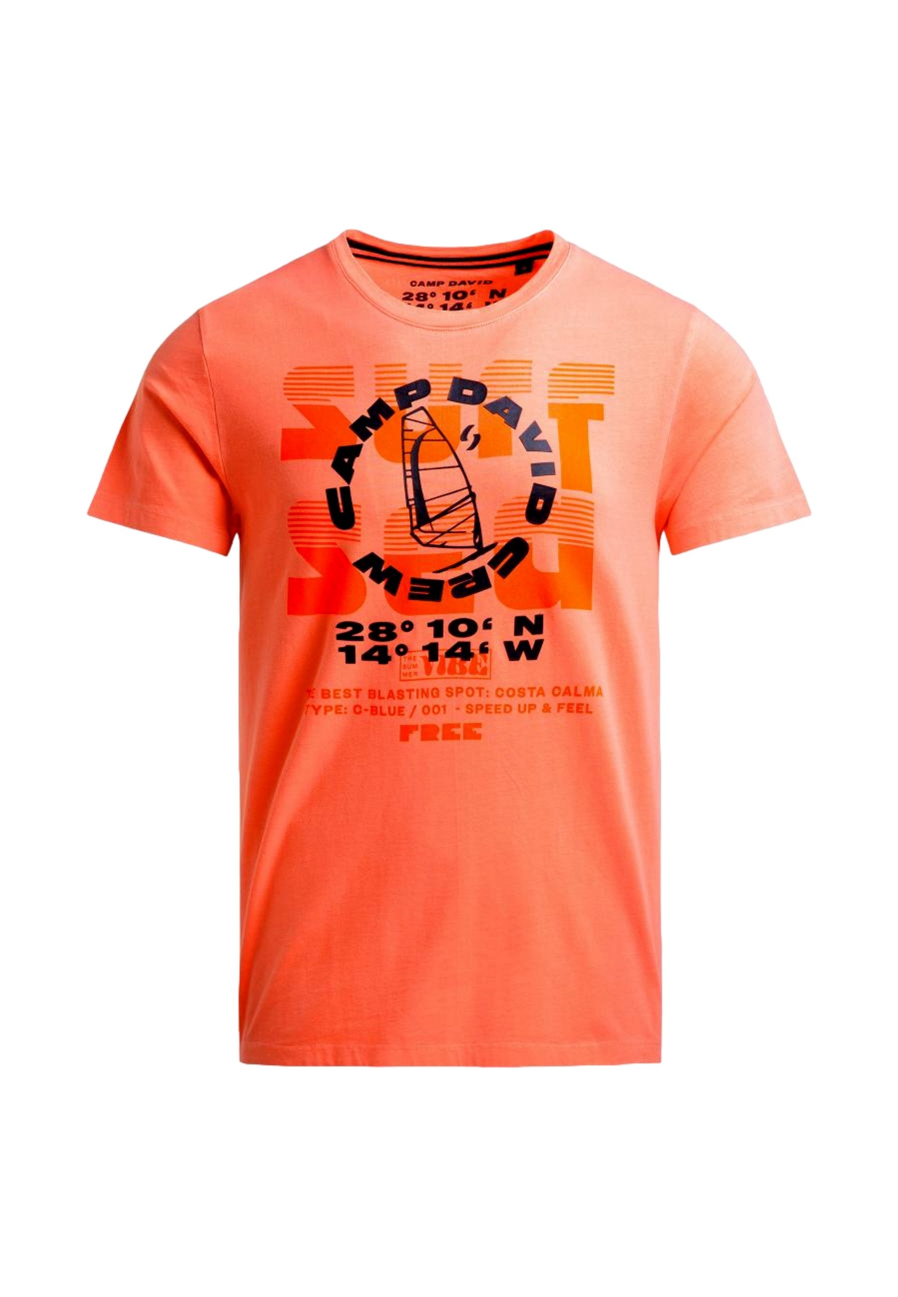 CAMP DAVID T-Shirt T-Shirt Windsurfing Kurzarmshirt (1-tlg., 1)