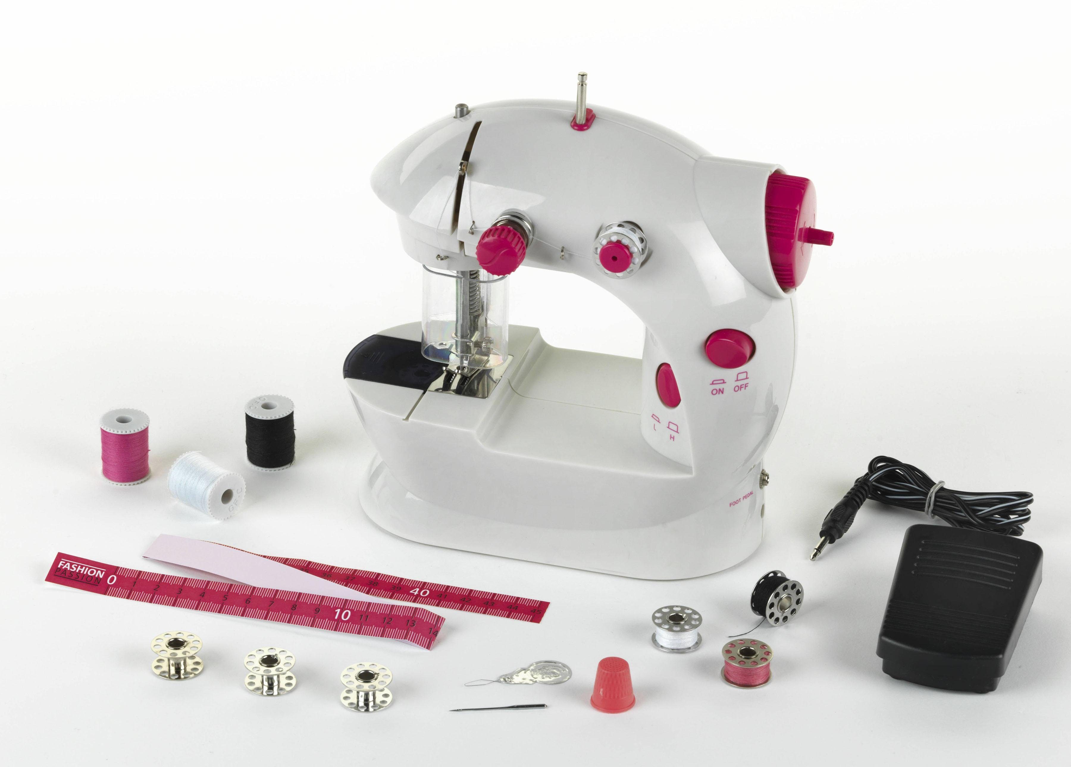 Klein Kinder-Nähmaschine Fashion Passion, batteriebetrieben günstig online kaufen