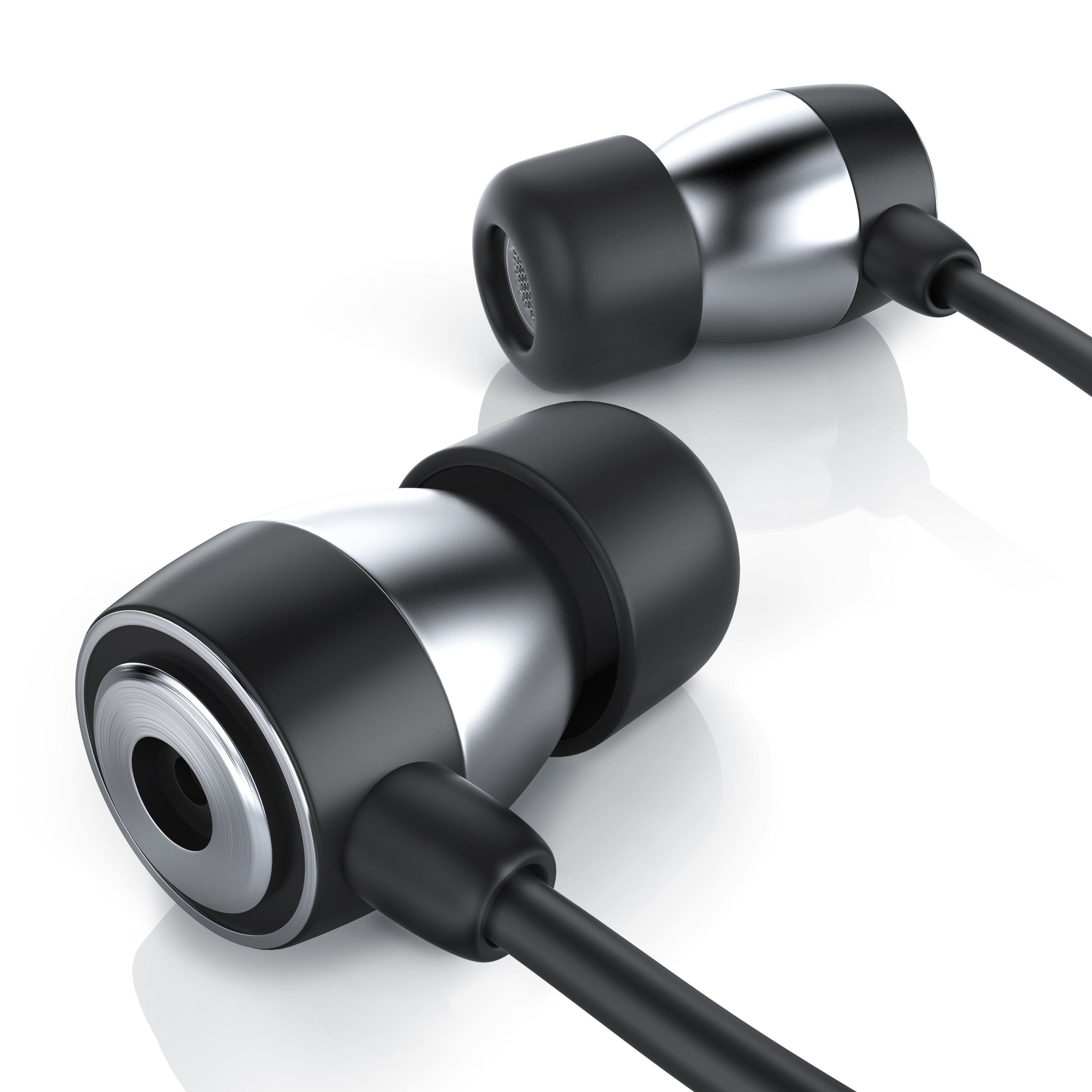 CSL mit Knickschutz) Ohrhöher, 10mm Schallwandler, In-Ear-Kopfhörer Aramid-Kabel (InEar