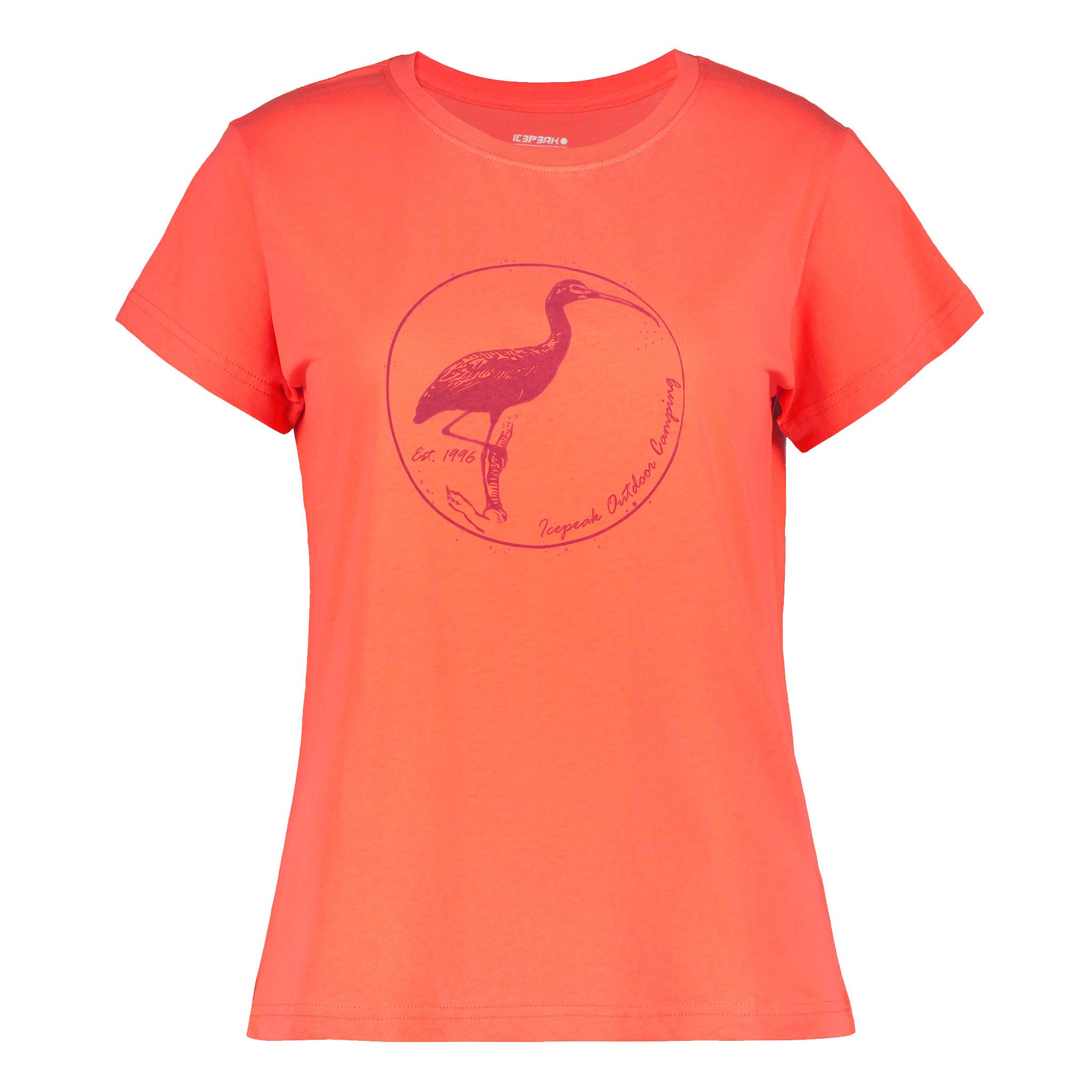 Icepeak Kurzarmshirt Mattoon mit Print auf der Vorderseite
