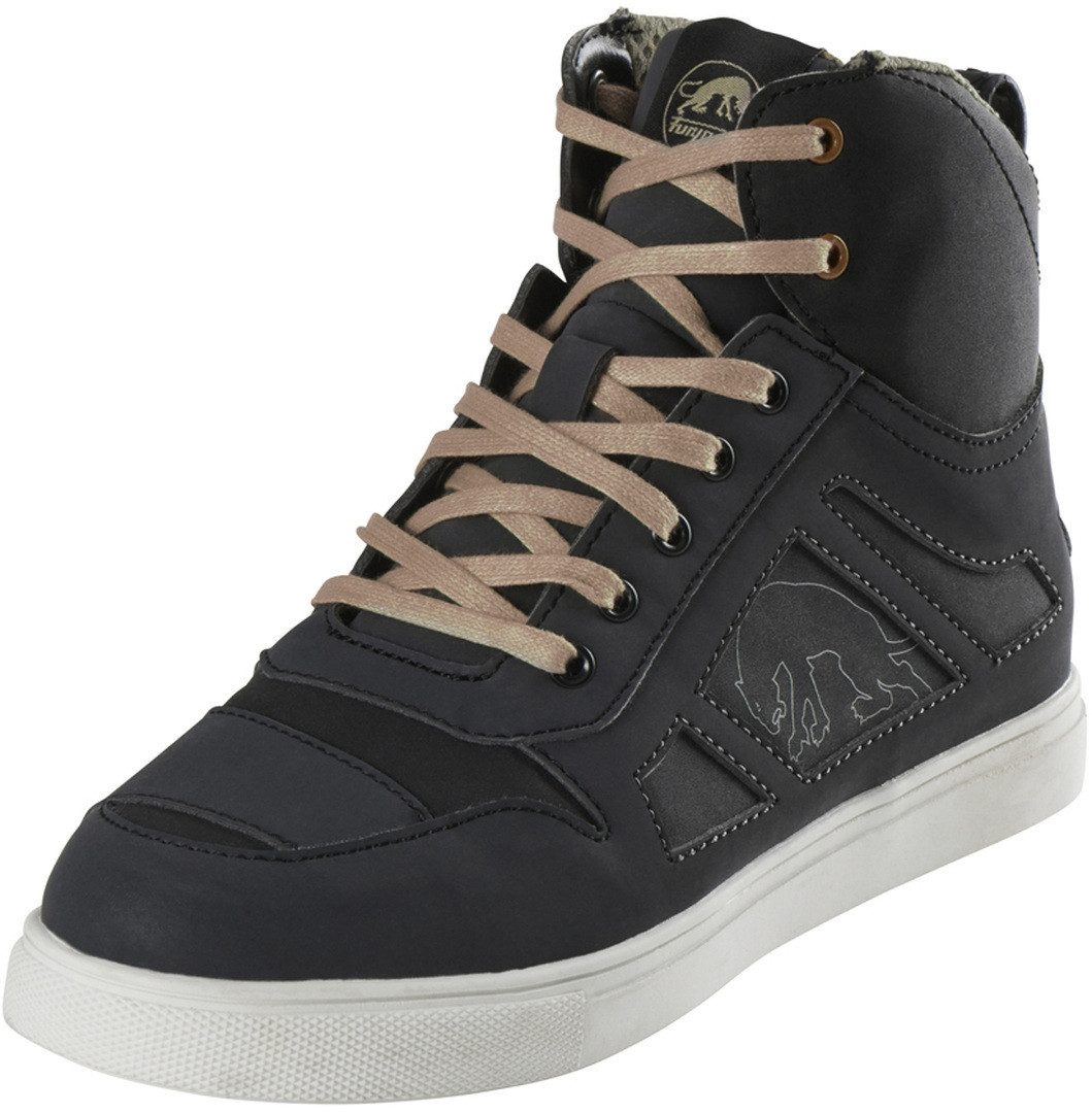 Furygan Angie D3O Wasserdichte Damen Motorradschuhe Motorradstiefel wechselbare Sohlen,wasserdicht