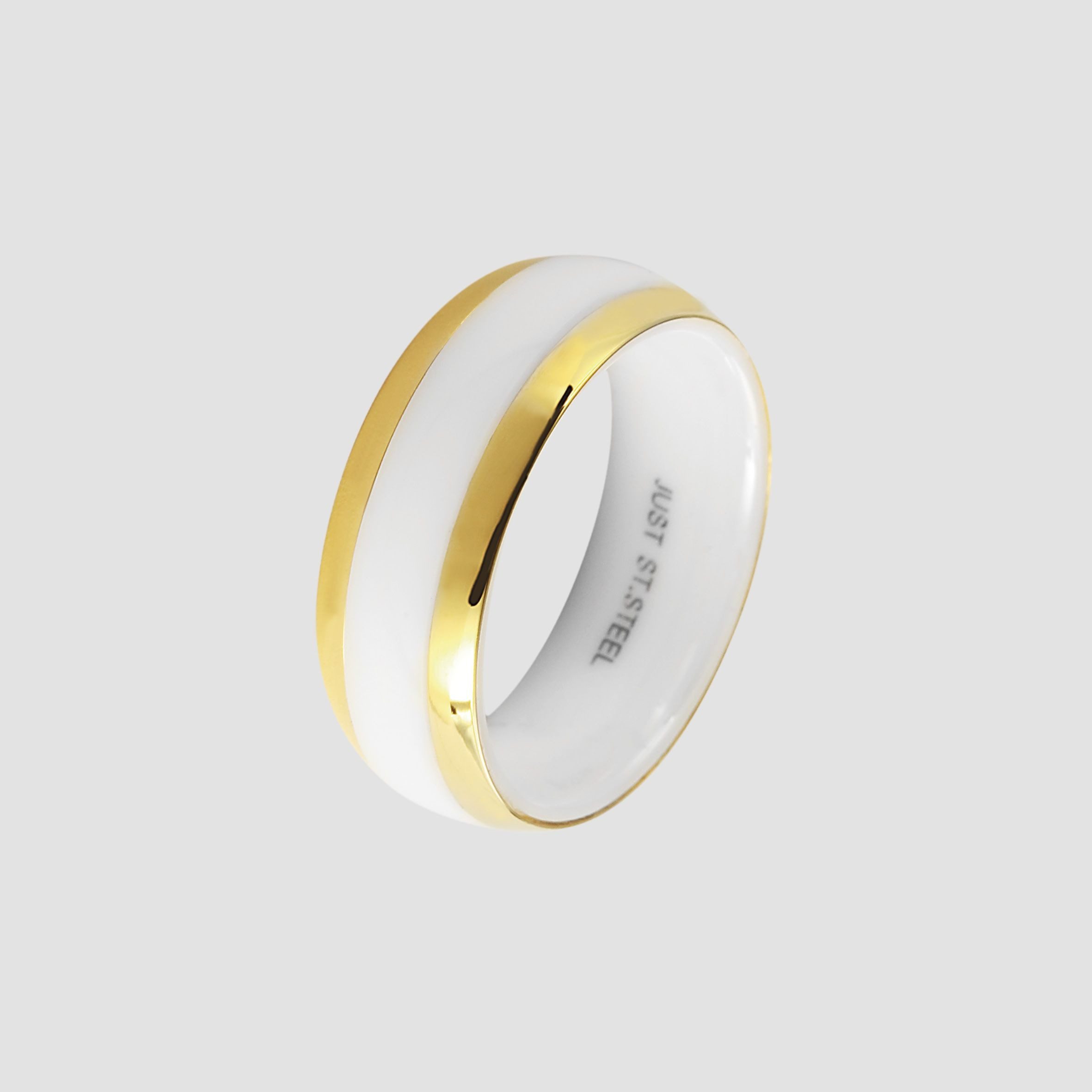 JUST WATCH Fingerring Nesa Gold Edelstahl Damen, Damen Ring günstig online kaufen